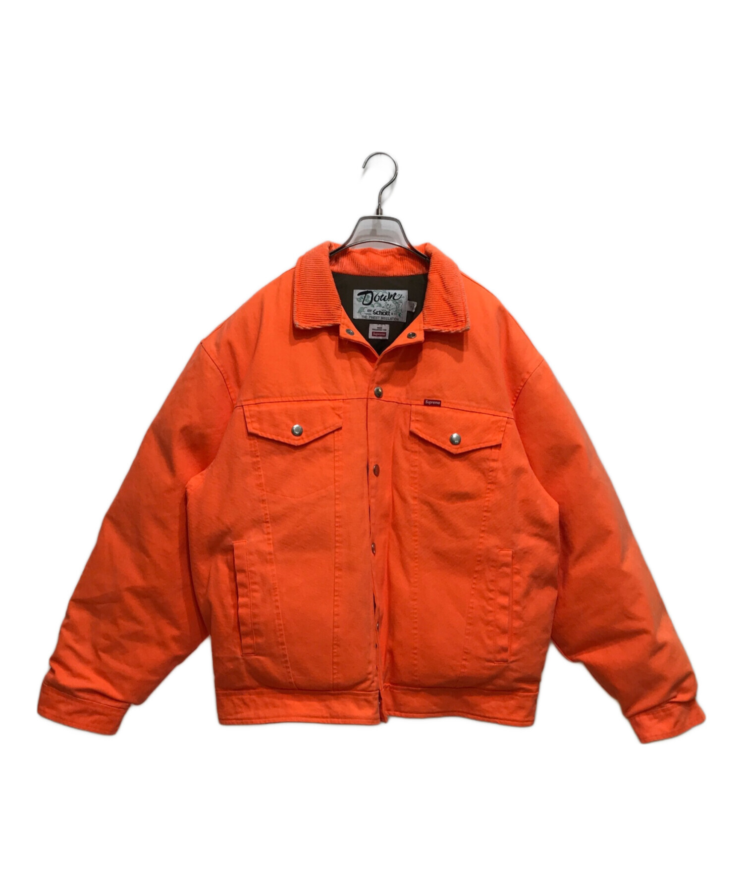 ジャケット・アウター Supreme / Schott Canvas Trucker Jacket 中古・古着通販】Supreme (シュプリーム) Schott (ショット) Canvas
