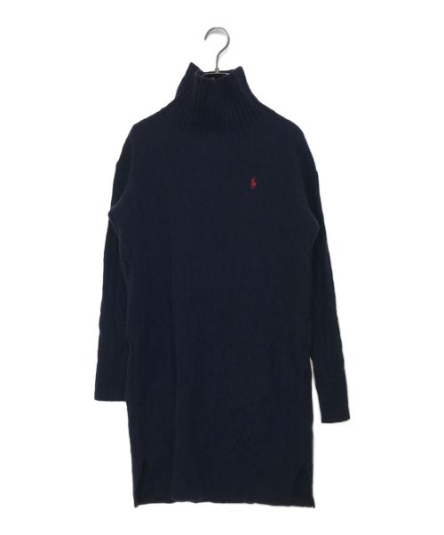 ラルフローレン ニットワンピース XS ハイネック カシミア混 ウール70% ラルフローレン ニットワンピース XS ハイネック カシミア混 ウール70