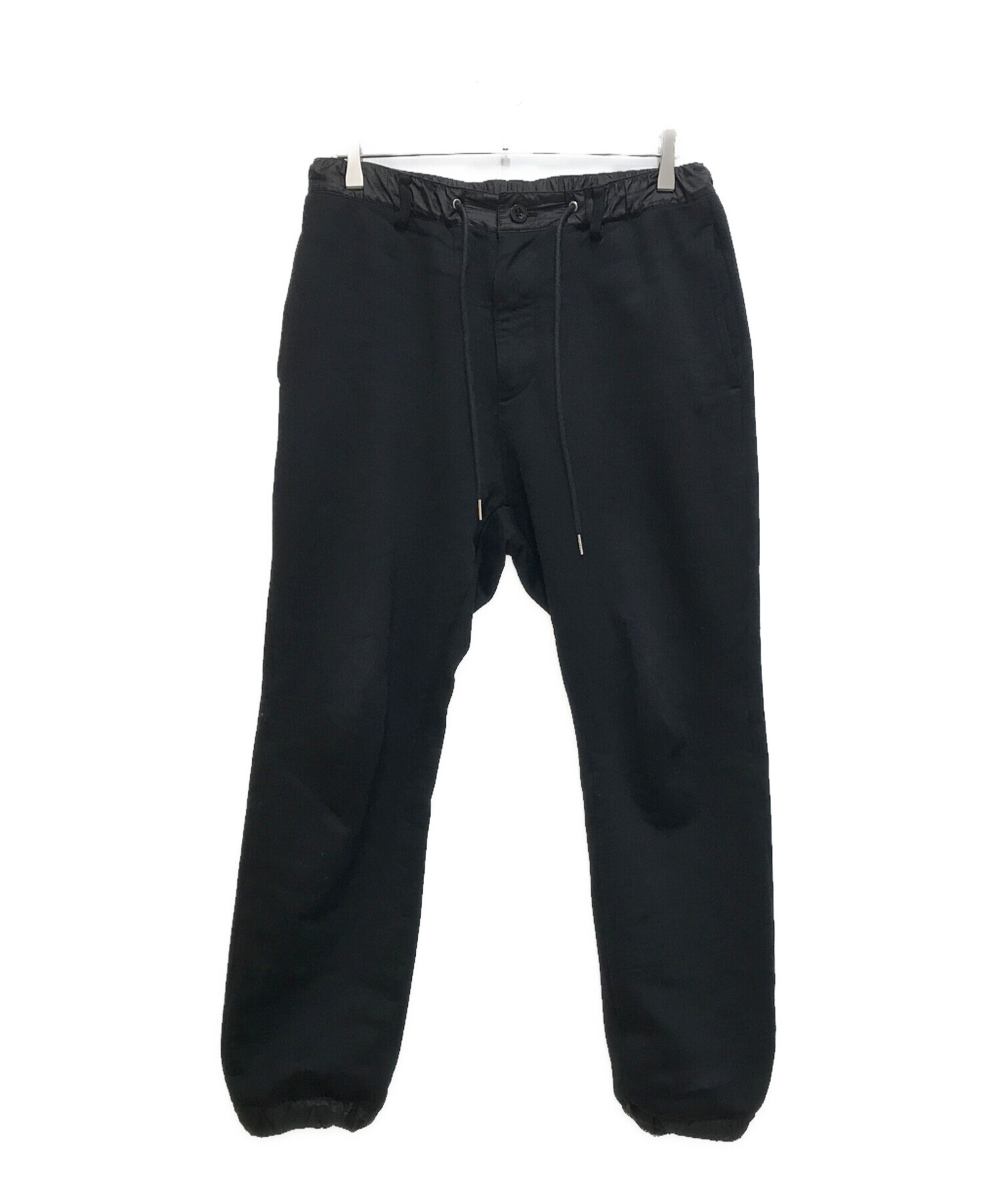 中古・古着通販】sacai (サカイ) s Sweat Jersey Pants ブラック