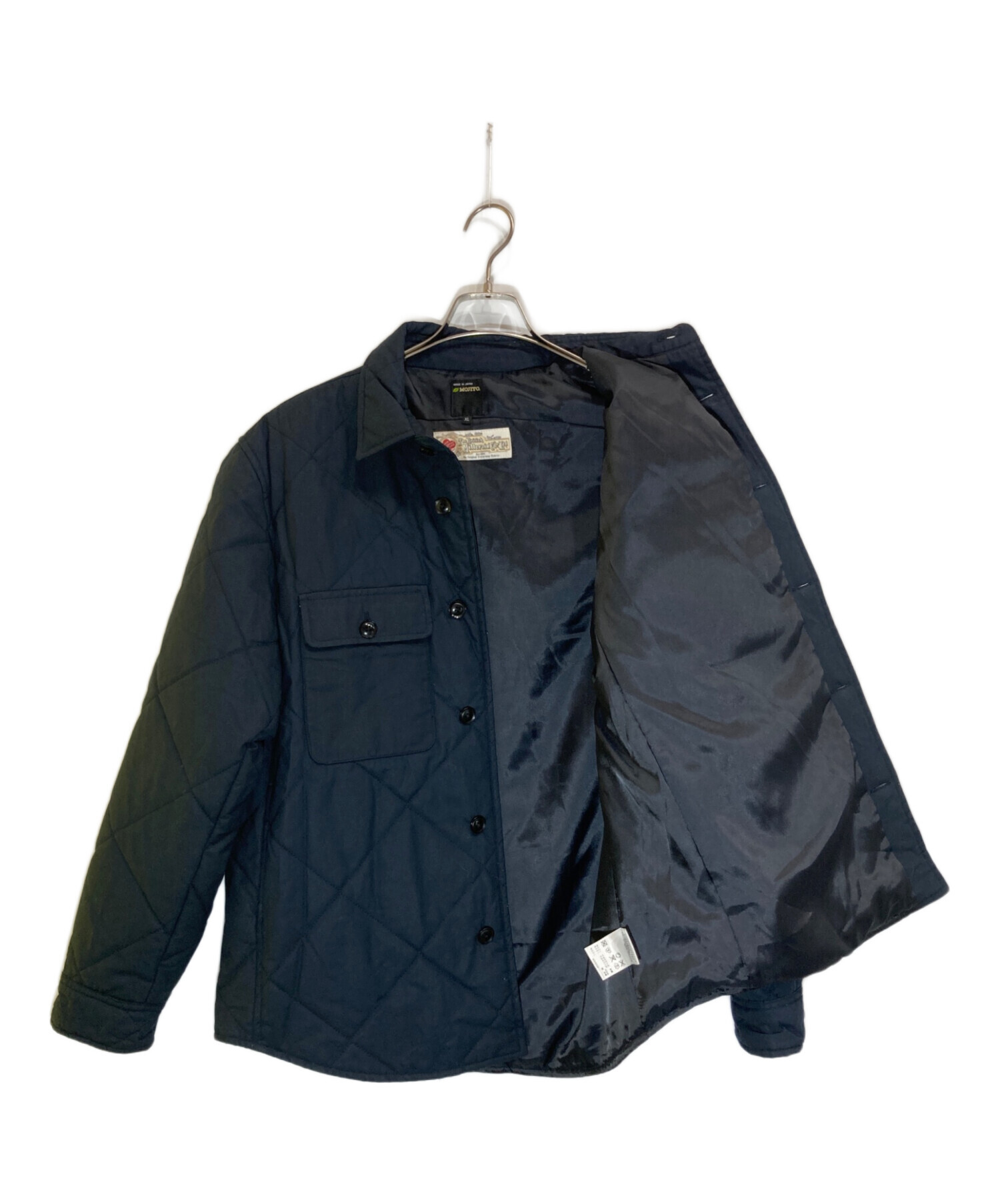 中古・古着通販】MOJITO (モヒート) キルティングジャケット ネイビー