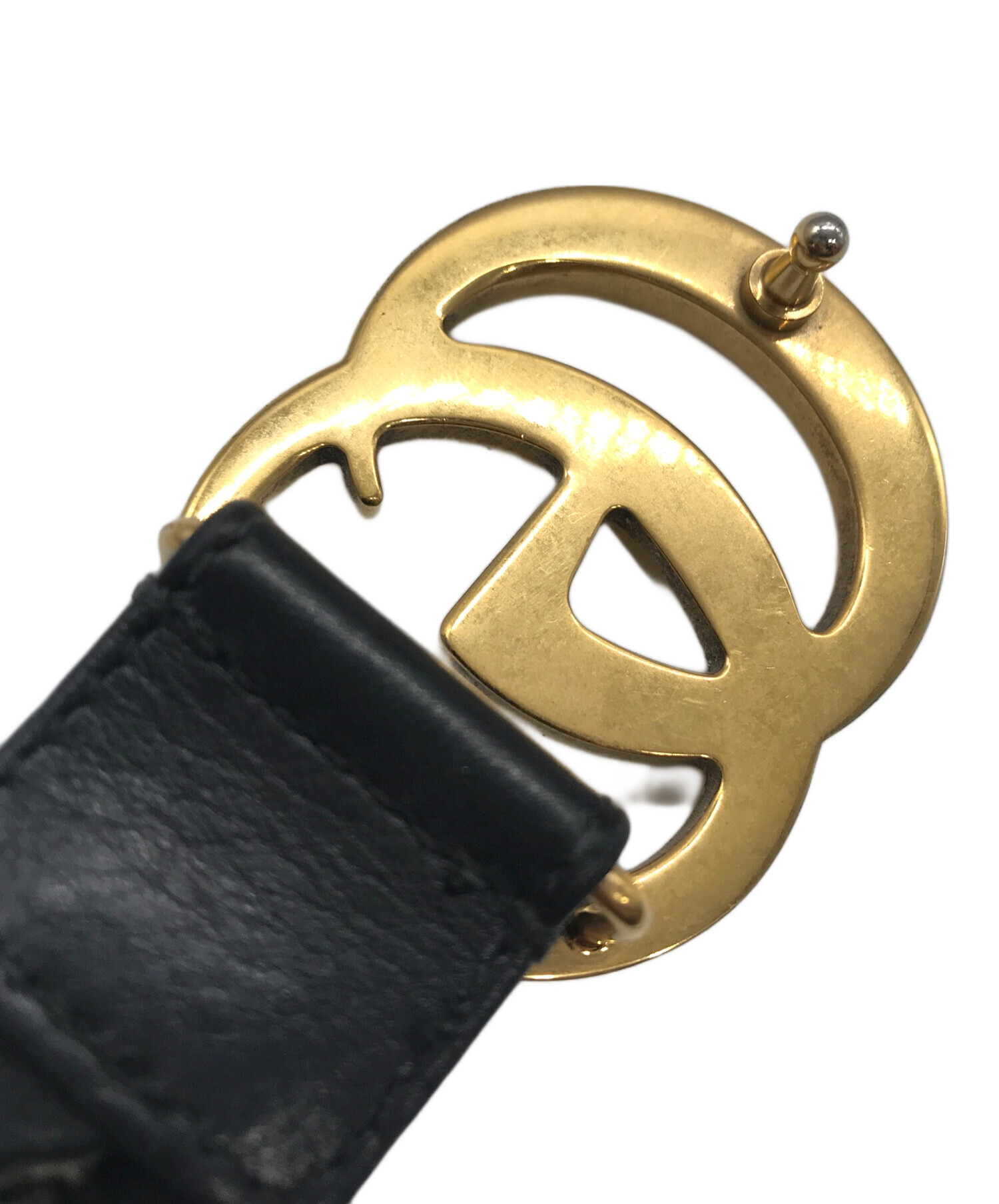 中古・古着通販】GUCCI (グッチ) GUCCI/GGマーモントレザーベルト