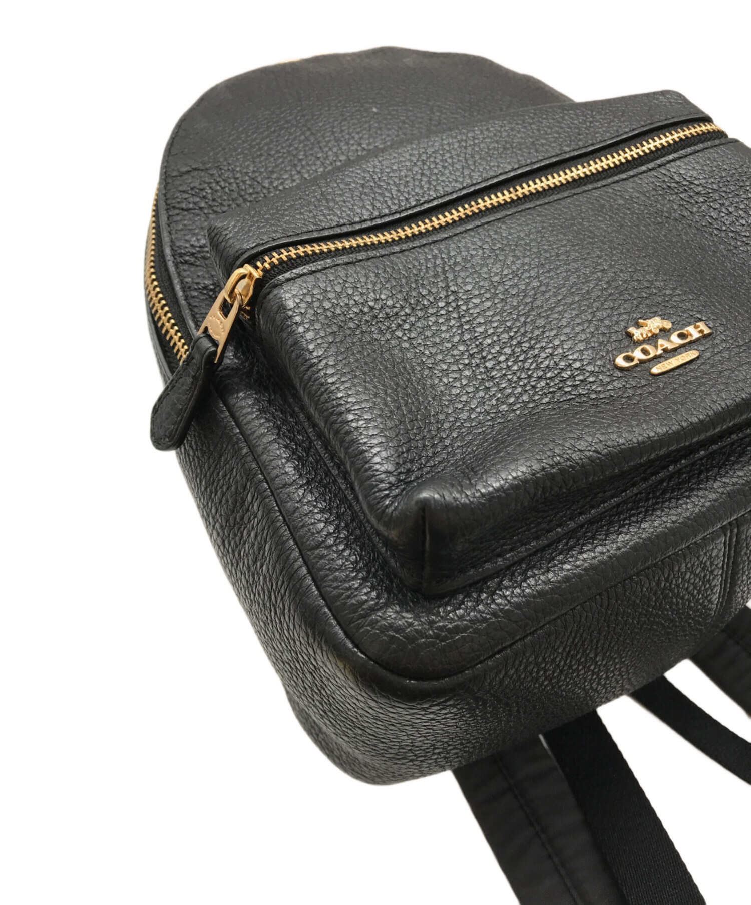 中古・古着通販】COACH (コーチ) レザーミニバックパック/ F28995 