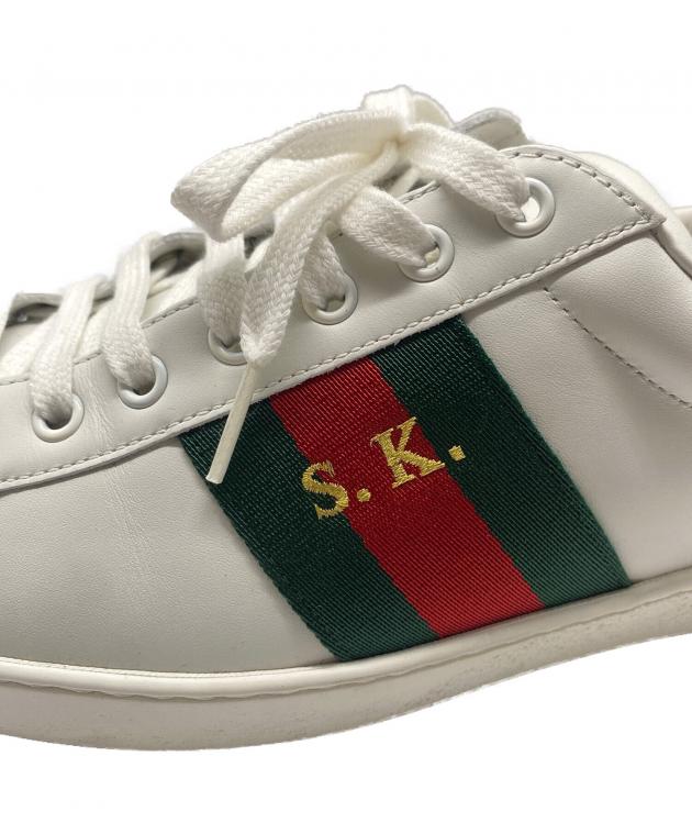 中古・古着通販】GUCCI (グッチ) ACE シェリーラインローカット