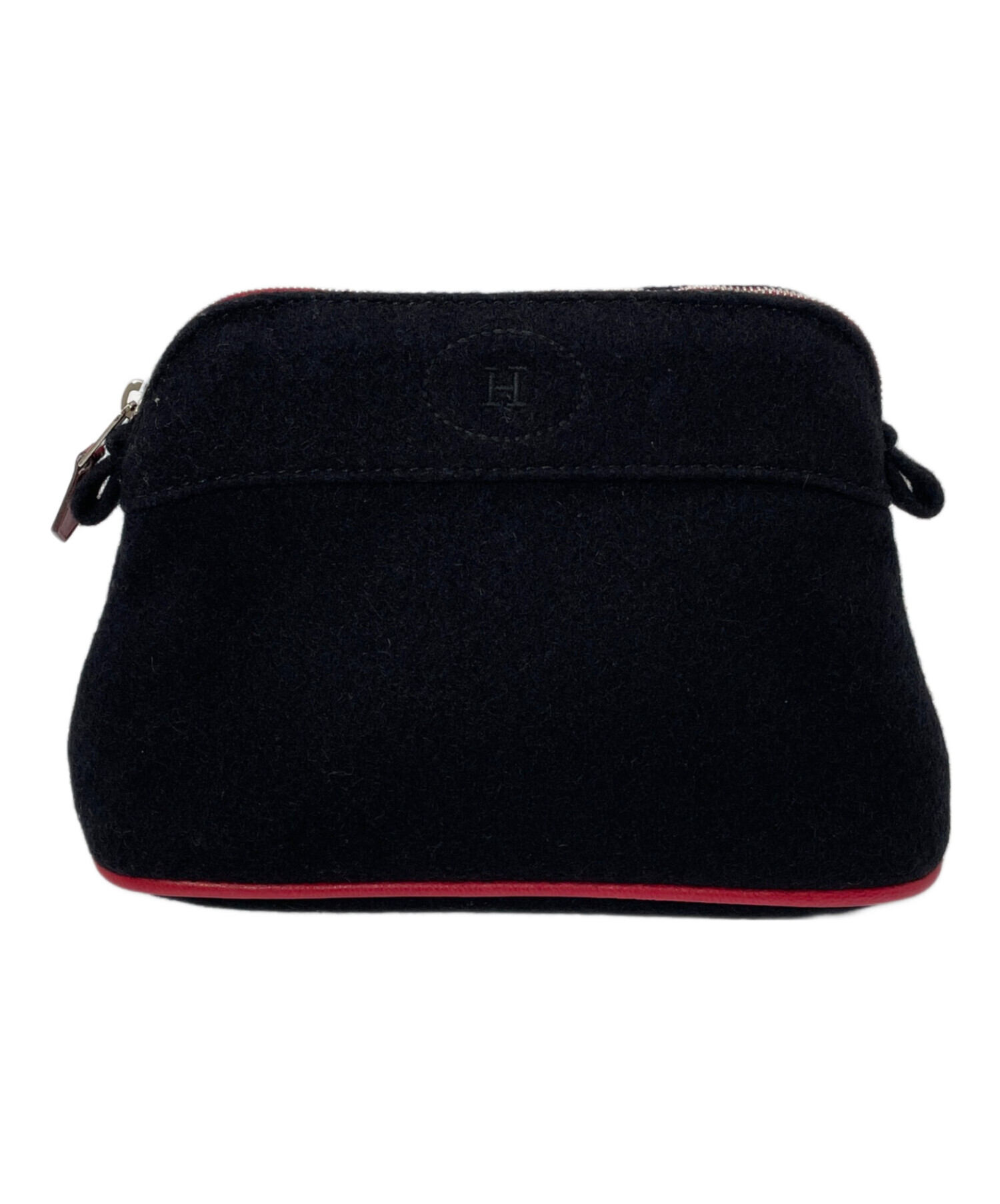 中古・古着通販】HERMES (エルメス) ボリードポーチミニ ブラック 