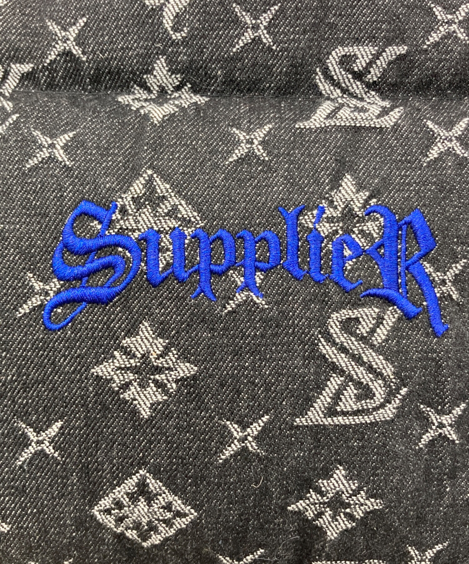 中古・古着通販】SUPPLIER (サプライヤー) MONOGRAM DENIM PUFFER VEST