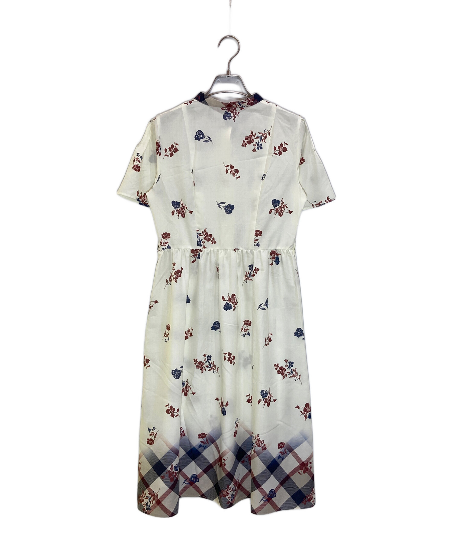 AM ファッション BLUE LABEL CRESTBRIDGE チェック柄ワンピース 36