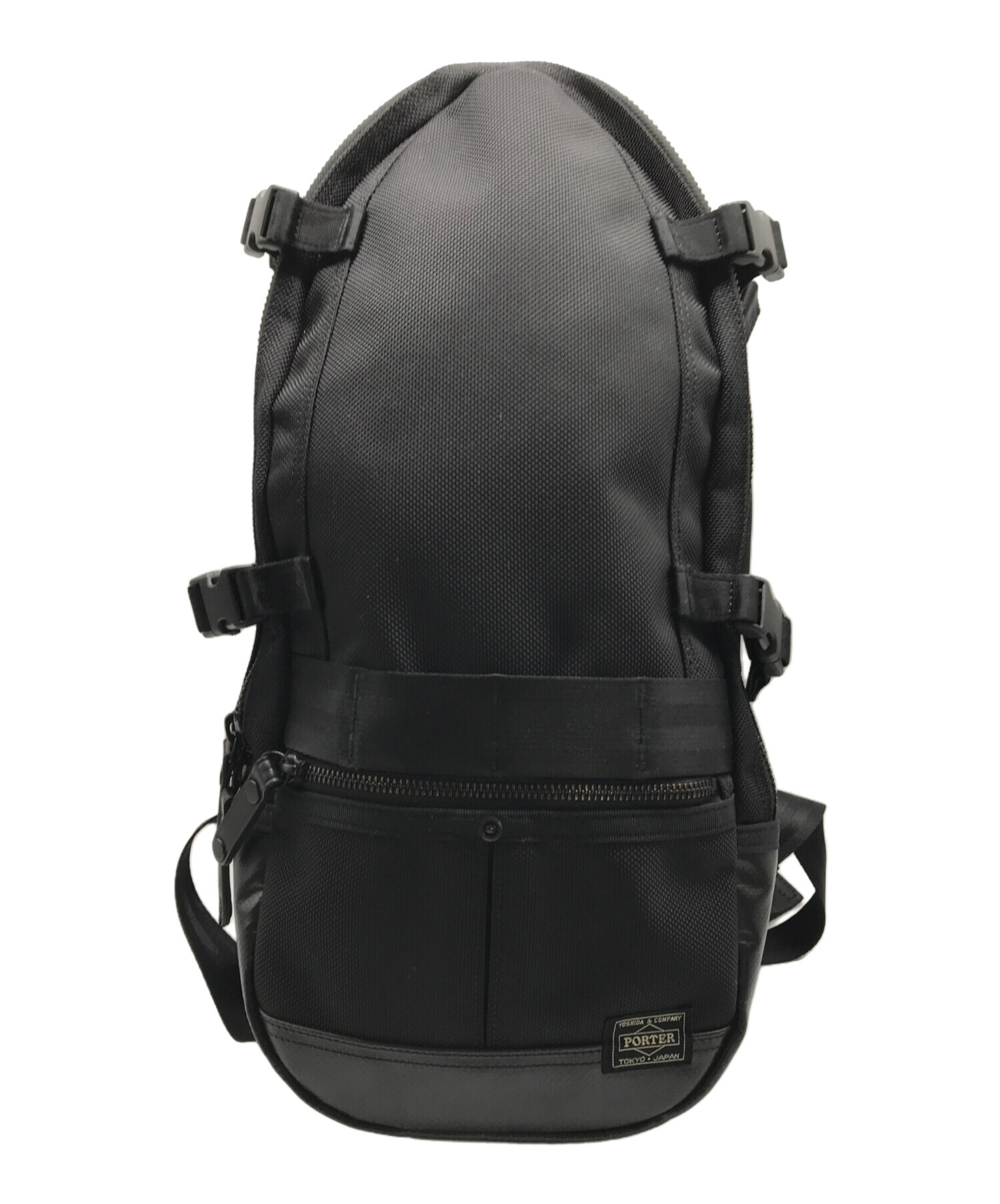 中古・古着通販】PORTER (ポーター) HEAT RUCKSACK ブラック｜ブランド 