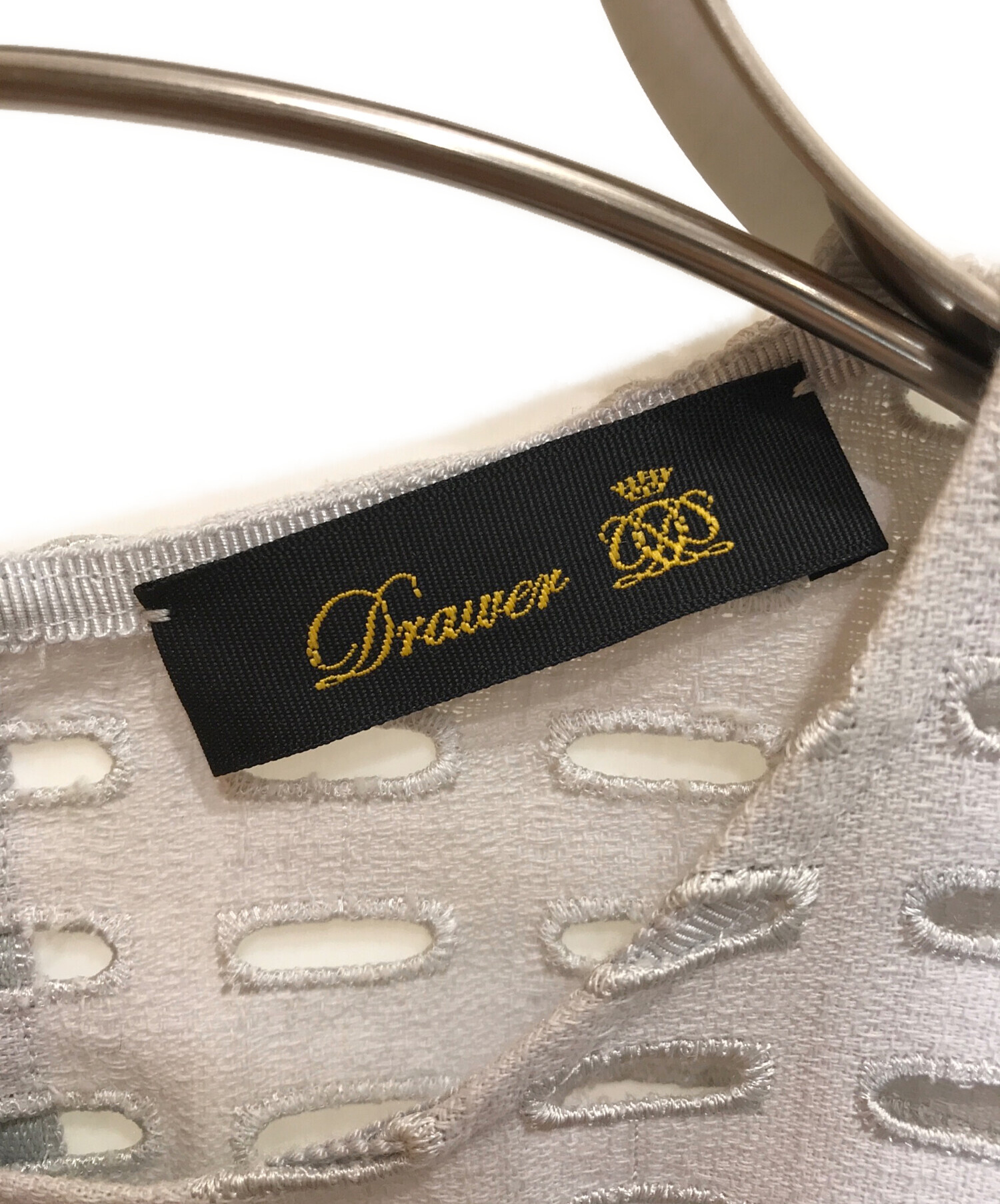 中古・古着通販】DRAWER (ドゥロワー) コットンエンブロイダリー