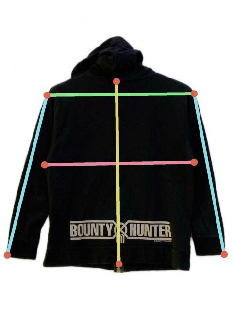 BOUNTY HUNTER × MASTERPIECE ジップ パーカー L 中古・古着通販】BOUNTY HUNTER (バウンティハンター) ジップパーカー