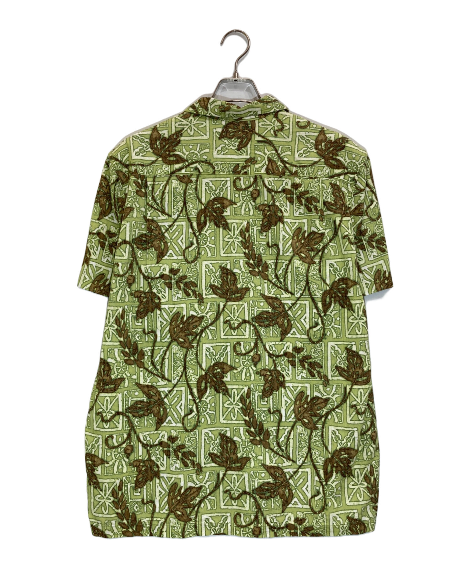 人気 コロンビアPFG 半袖シャツ 2XL グリーン 総柄 アウトドア 古着 中古・古着通販】Columbia (コロンビア) 総柄シャツ グリーン サイズ