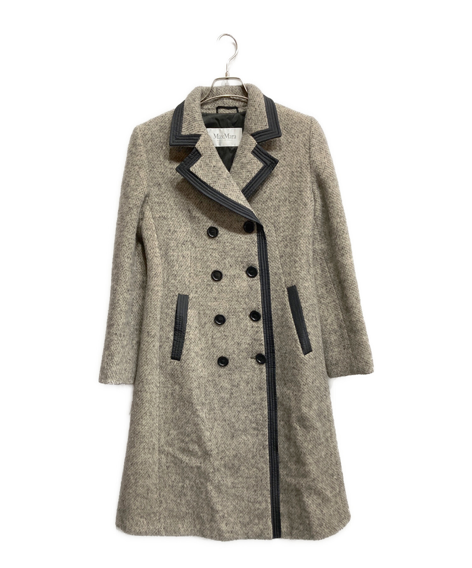 中古・古着通販】MaxMara (マックスマーラ) アルパカ混パイピング