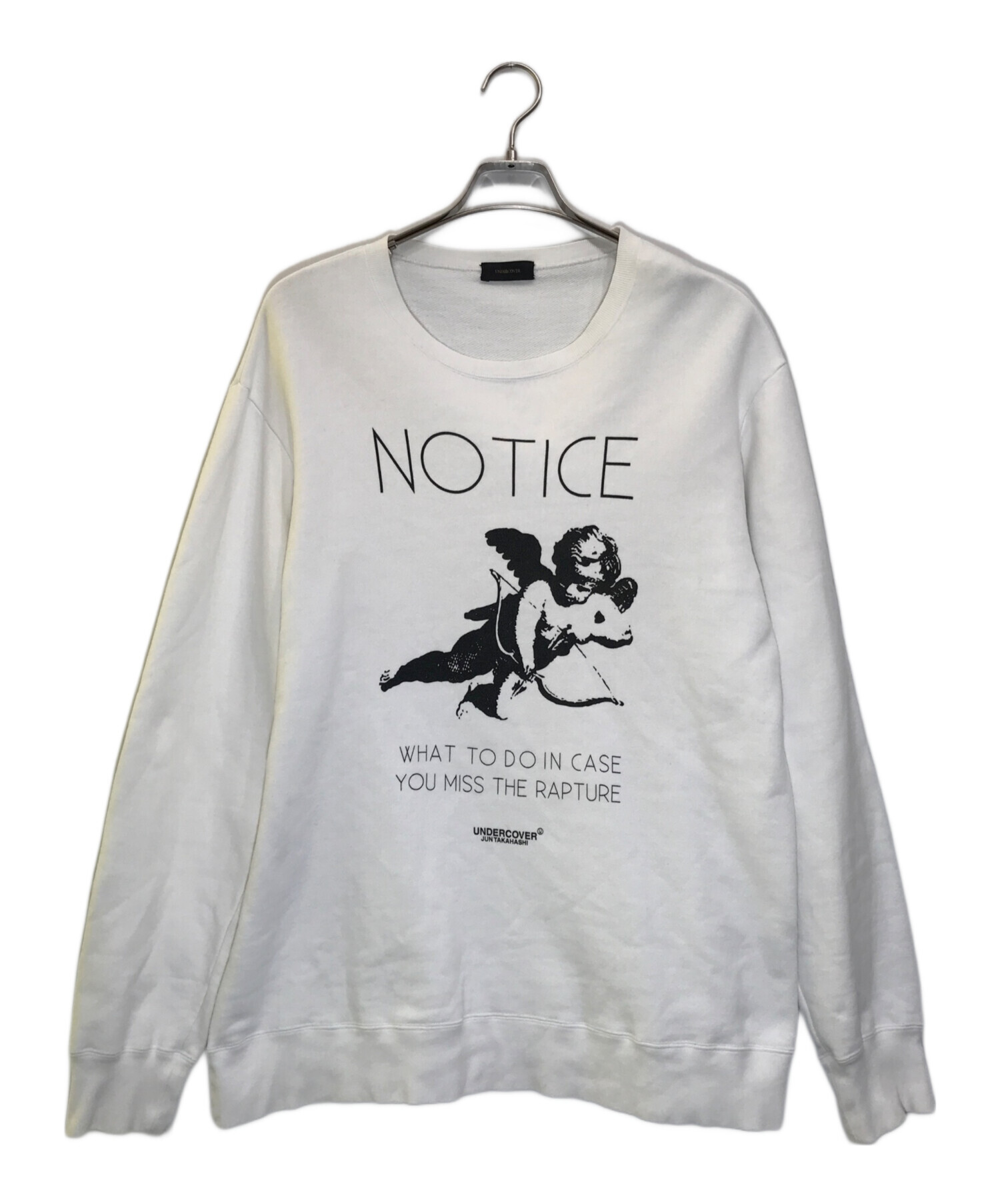 希少 UNDERCOVER 17AW NOTICE 天使 スウェット トレーナー UNDERCOVER 
