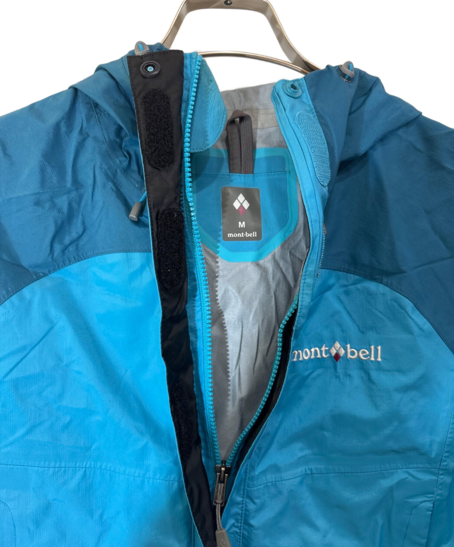 【加古川店】 中古 mont-bell | モンベル マウンテンパーカー サンダーパスジャケット 1128345 ライトブルー サイズ：XL 【110】 mont bell - 【加古川店】 中古 mont-bell | モンベル マウンテン