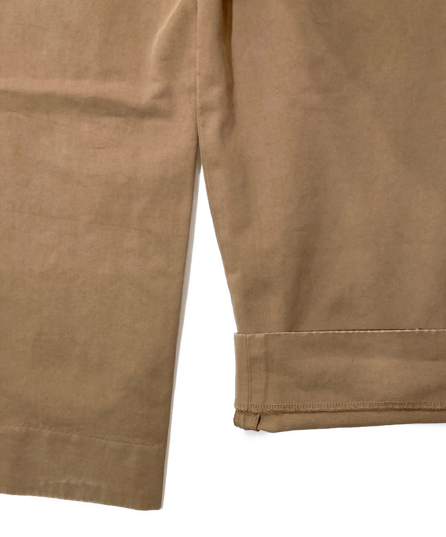size1 comoli コモリ 製品染 バックストラップパンツ COMOLI 製品染バックストラップパンツ | Less Higashikawa