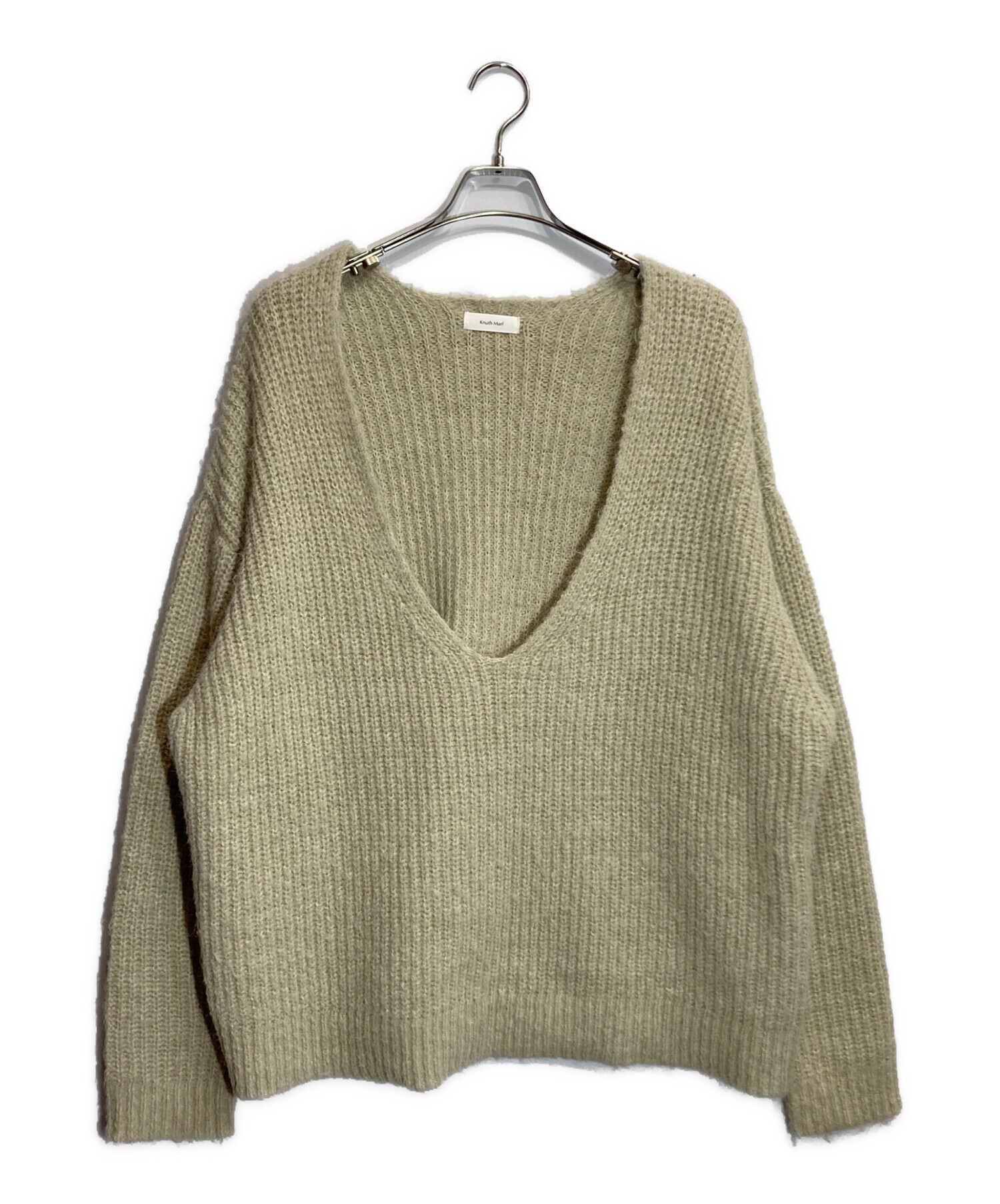【knuthmarf】uneck knit pullover 中古・古着通販】KnuthMarf (クヌースマーフ) Uneck knit pullover