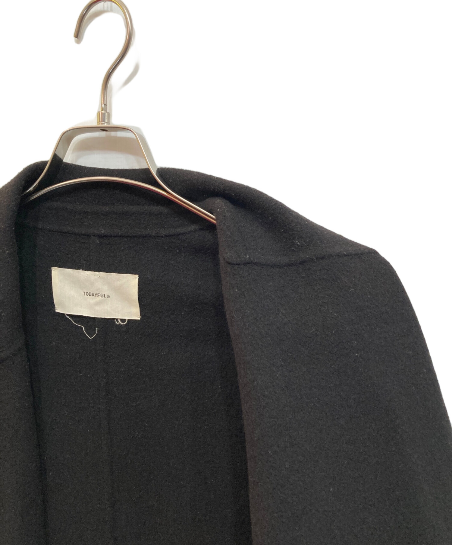 Wool Over Coat TODAYFUL 0 ⁄ ブラック (予約) ウールオーバーコート