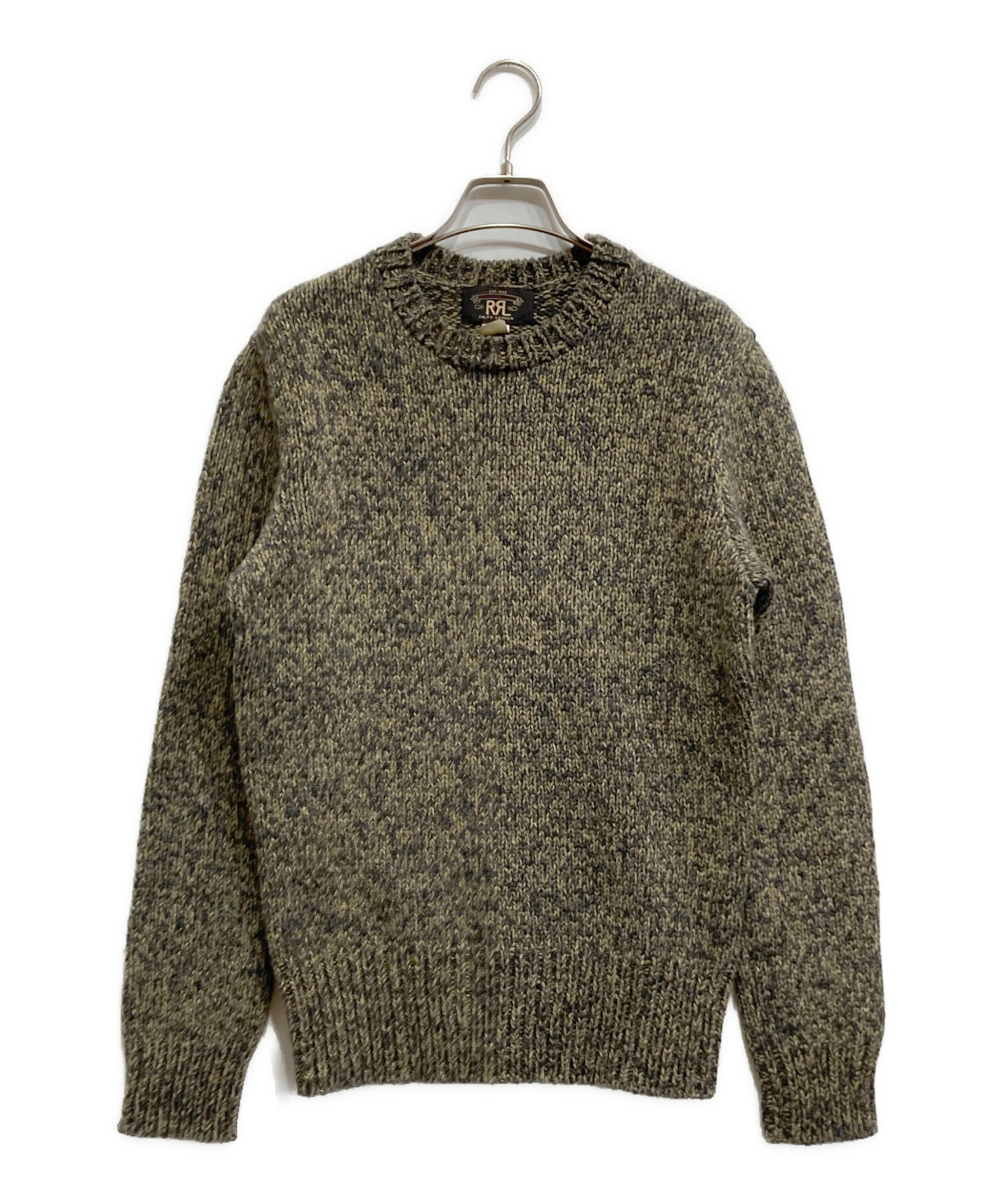 中古・古着通販】RRL (ダブルアールエル) コットンウールMIXニット