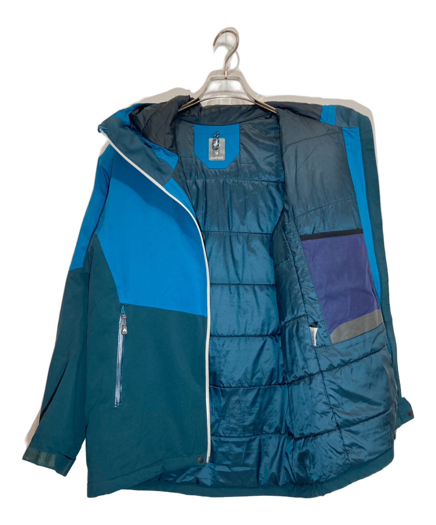 中古・古着通販】mont-bell (モンベル) パウダーホップ パーカ ブルー