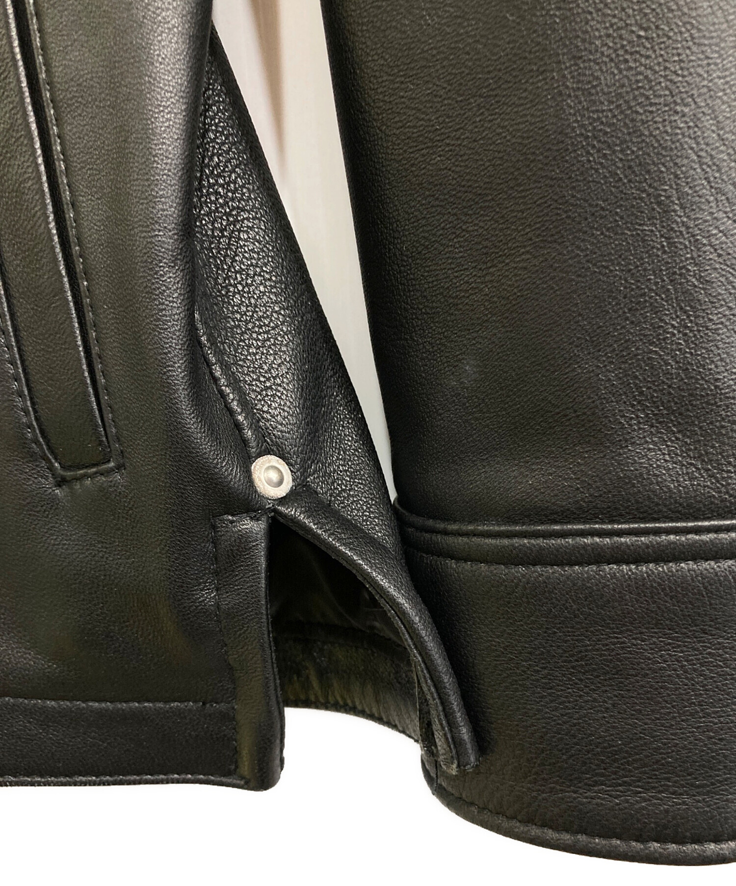 中古・古着通販】Schott (ショット) LAMB LEATHER SHIRT/3111029