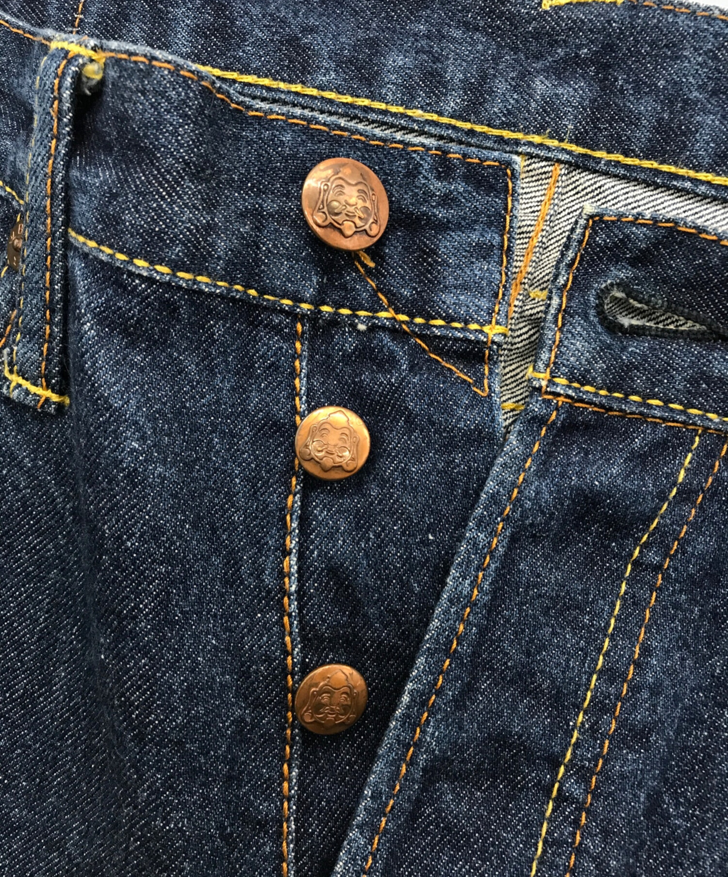 中古・古着通販】EVISU (エビス) 恵比寿様刺繍デニムパンツ インディゴ