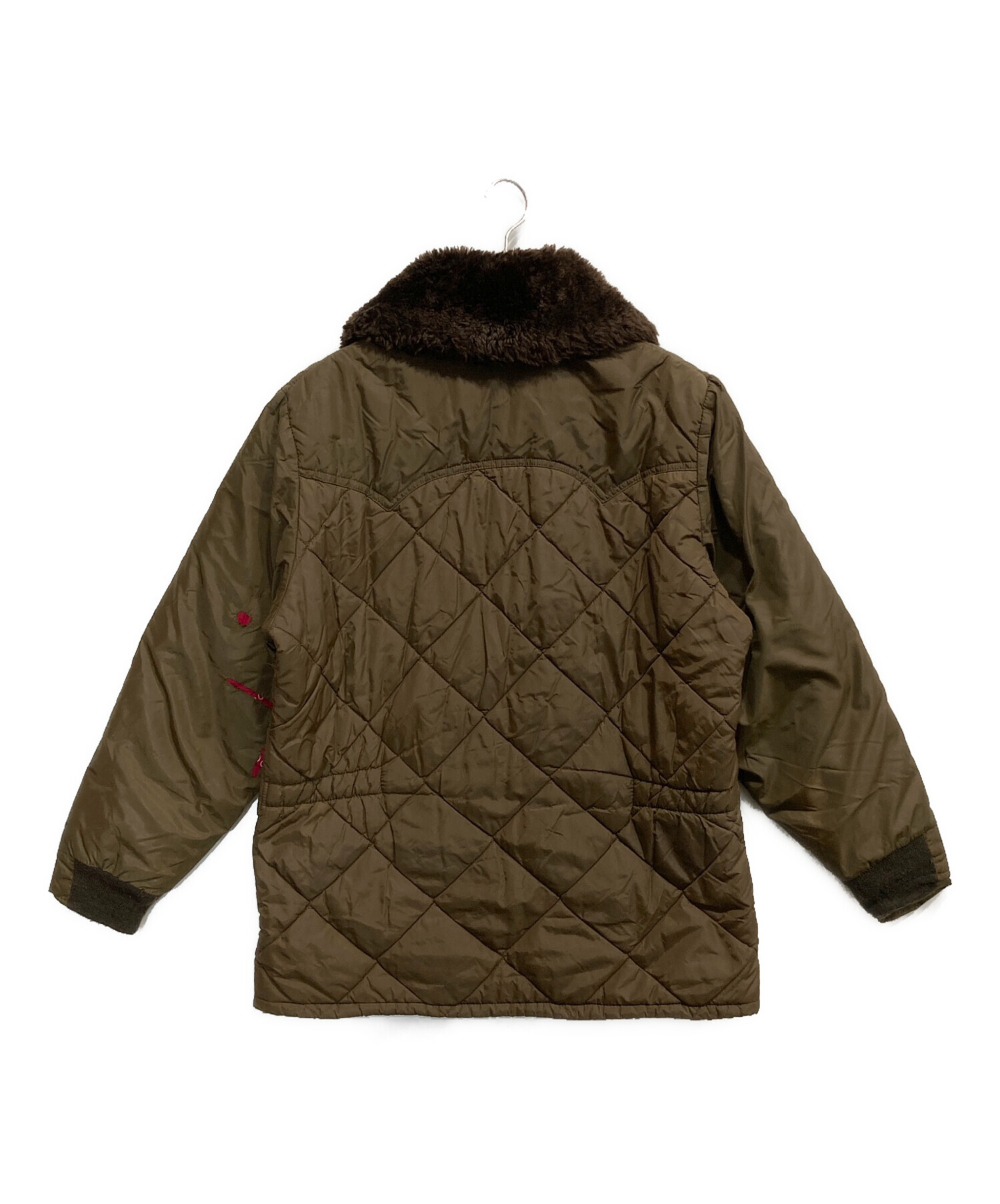 中古・古着通販】Schott (ショット) キルティングジャケット ブラウン