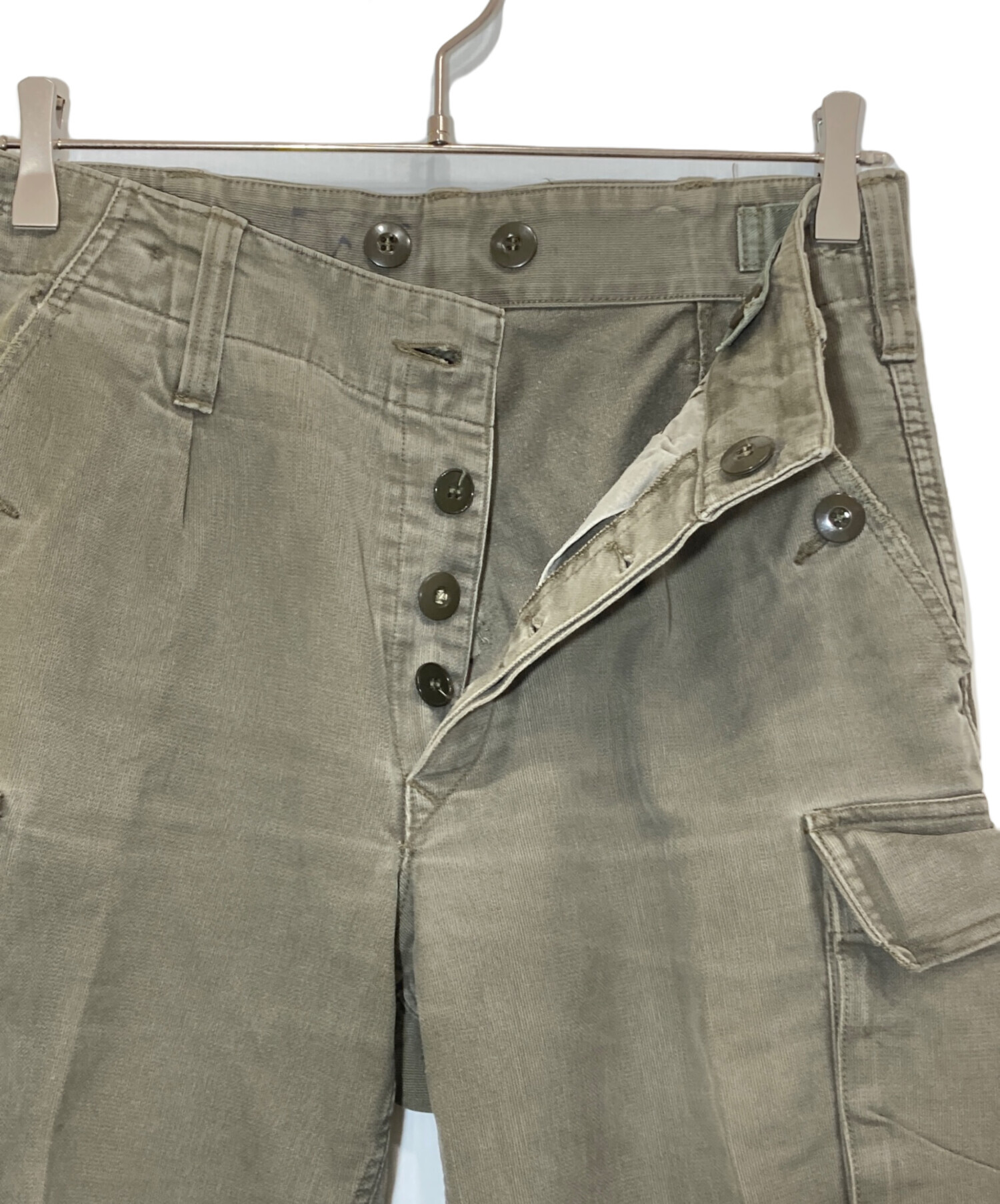 中古・古着通販】ドイツ軍 (ドイツグン) モールスキンカーゴパンツ