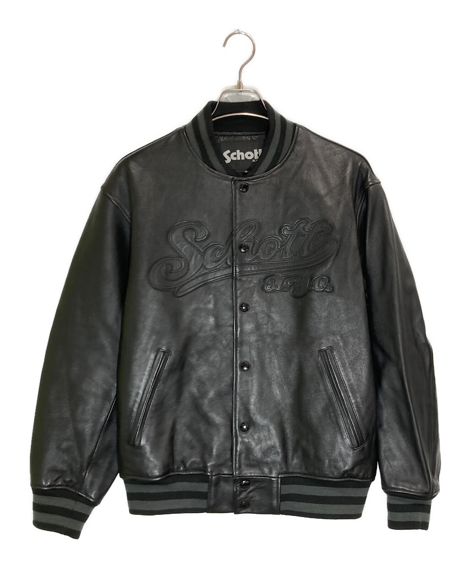 ジャケット・アウター Schott N.Y.C FULL LEATHER STADIUM JACKET 中古・古着通販】Schott (ショット) FULL LEATHER STADIUM JACKET