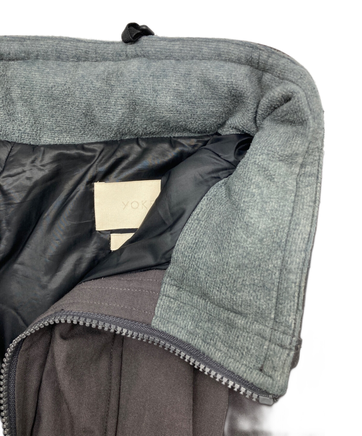 中古・古着通販】YOKE (ヨーク) MILITARY PADDED JACKET グレー サイズ