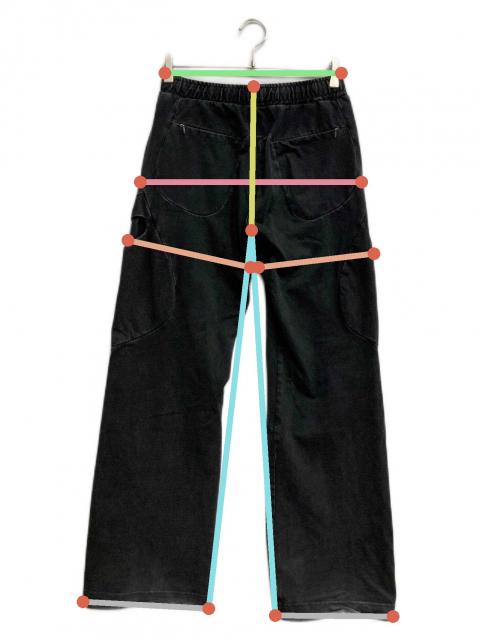 パンツ KAIKO SAVE 2 23SS KAIKO-23-006 KAIKO(カイコー) / 23SS/SAVE #2/スウェットパンツ/3/コットン/BLK