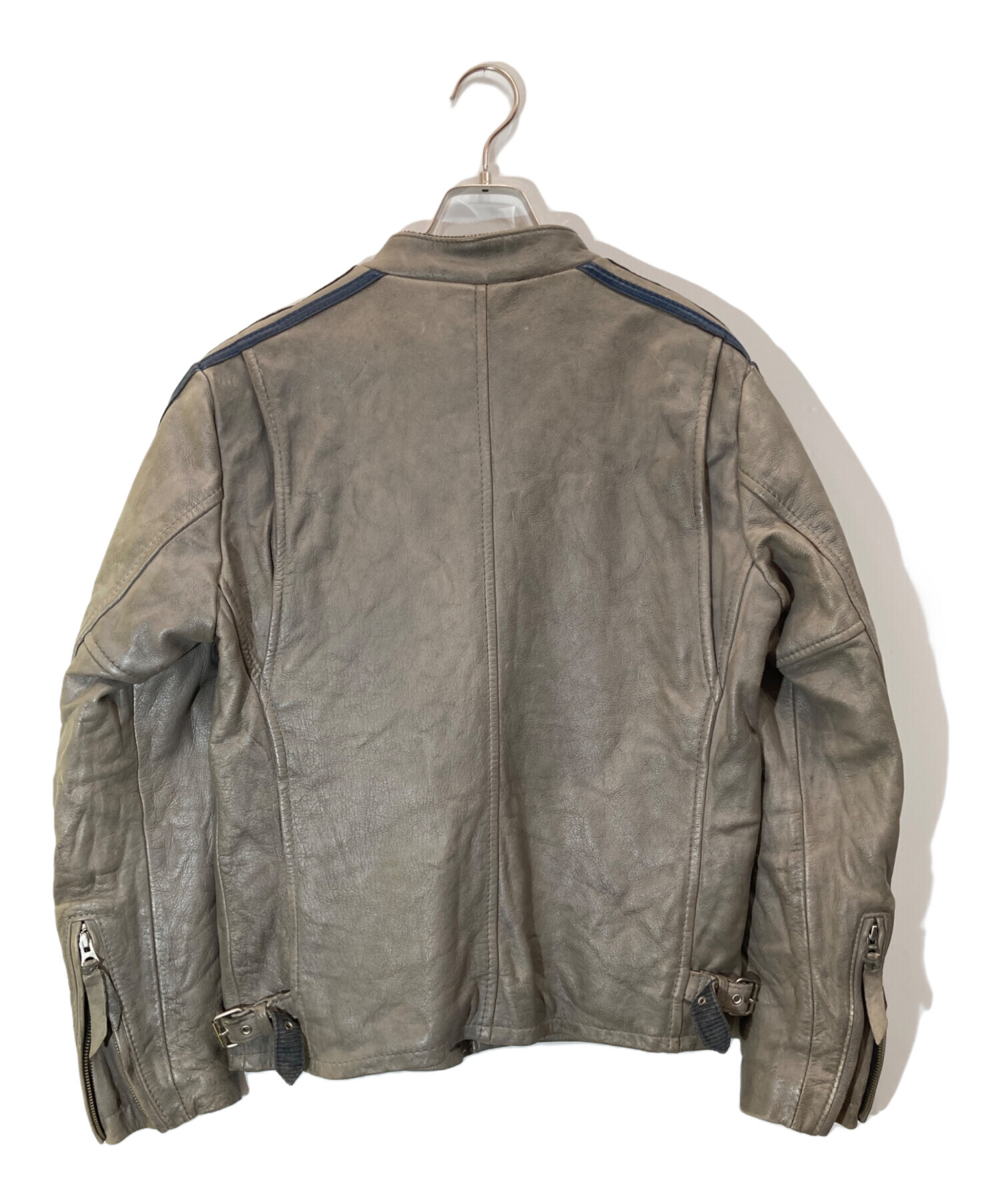 中古・古着通販】Schott (ショット) 袖ラインライダースジャケット