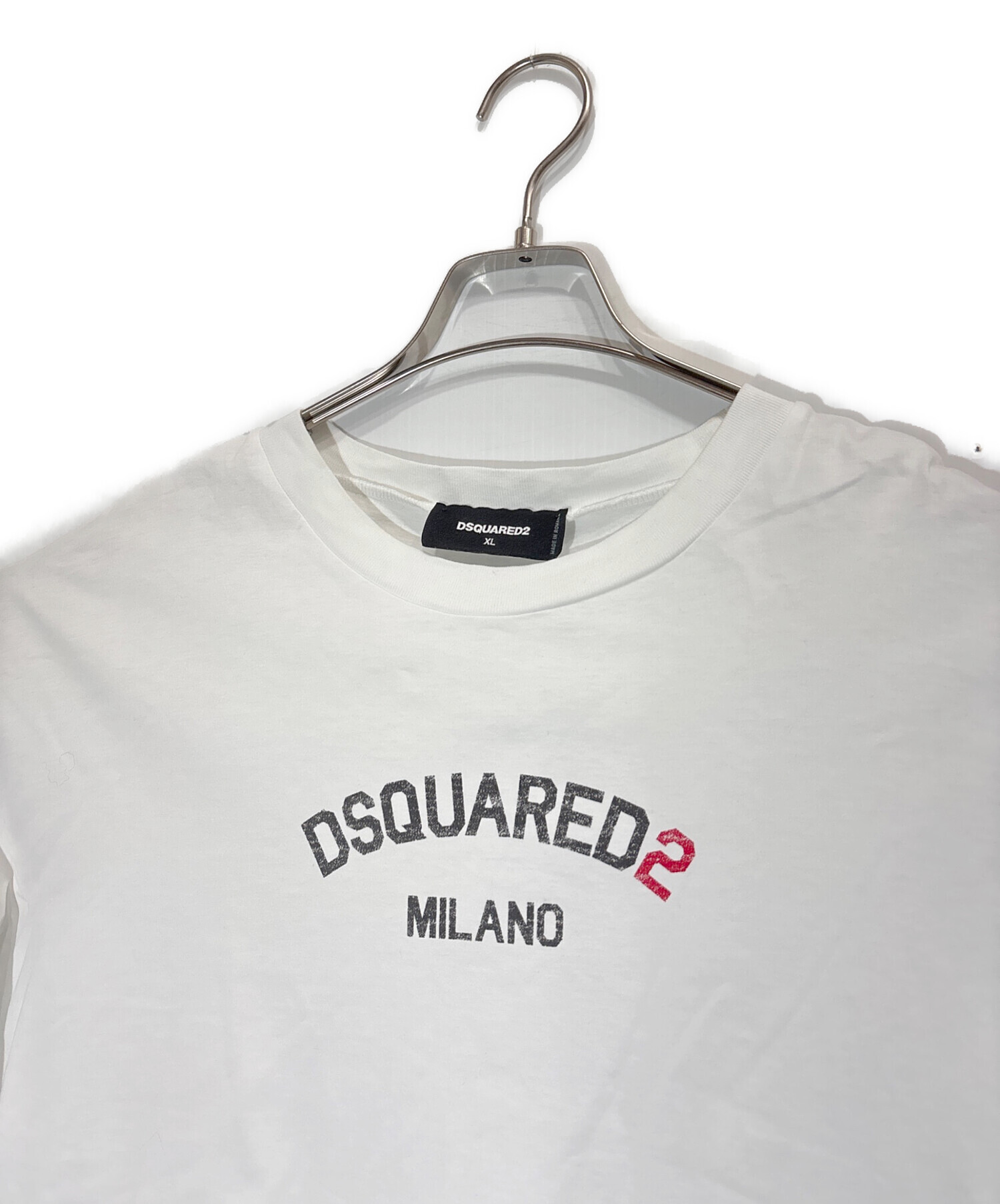 中古・古着通販】DSQUARED2 (ディースクエアード) プリントTシャツ 