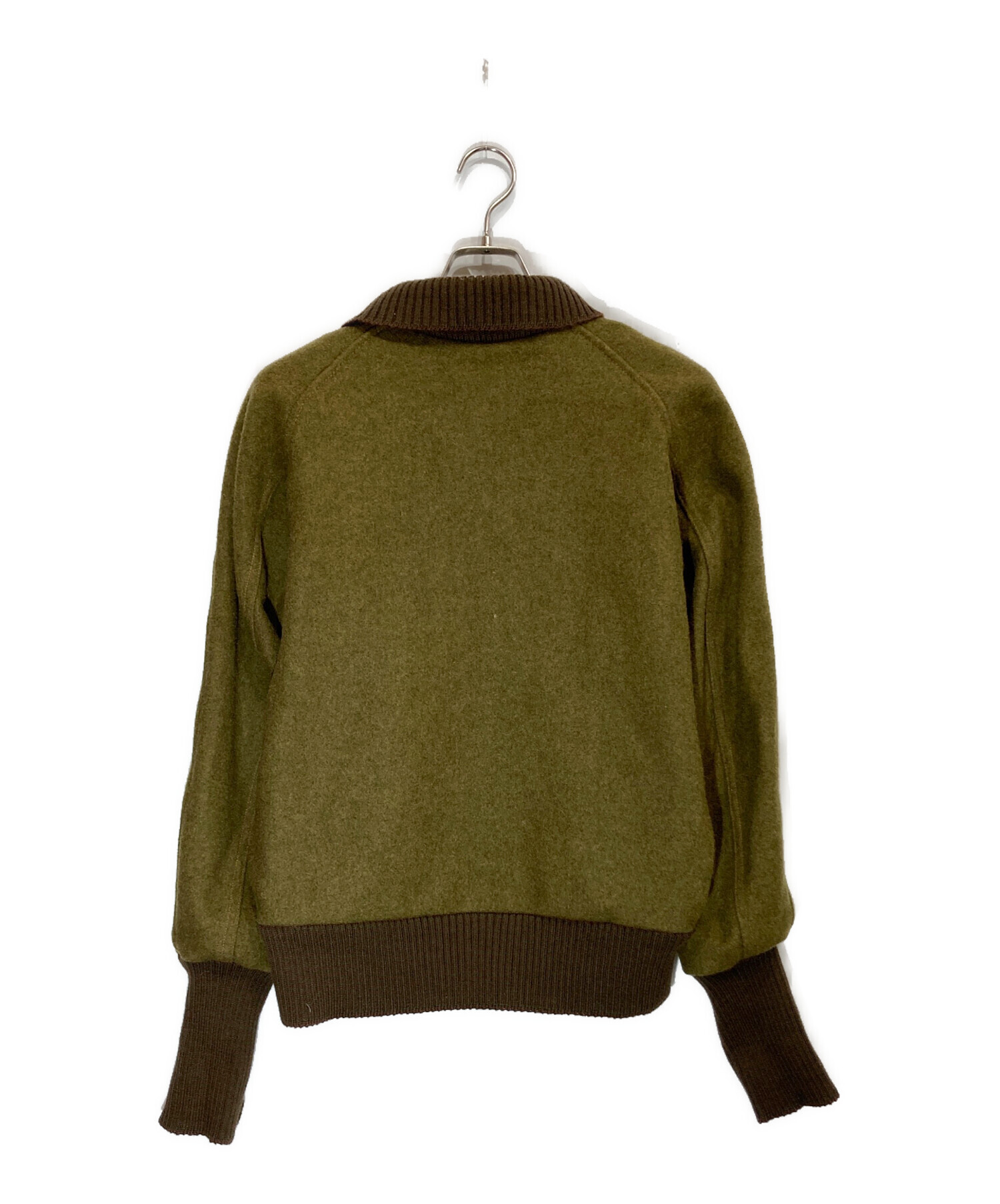 中古・古着通販】SKOOKUM (スクーカム) ウールスタジャン オリーブ