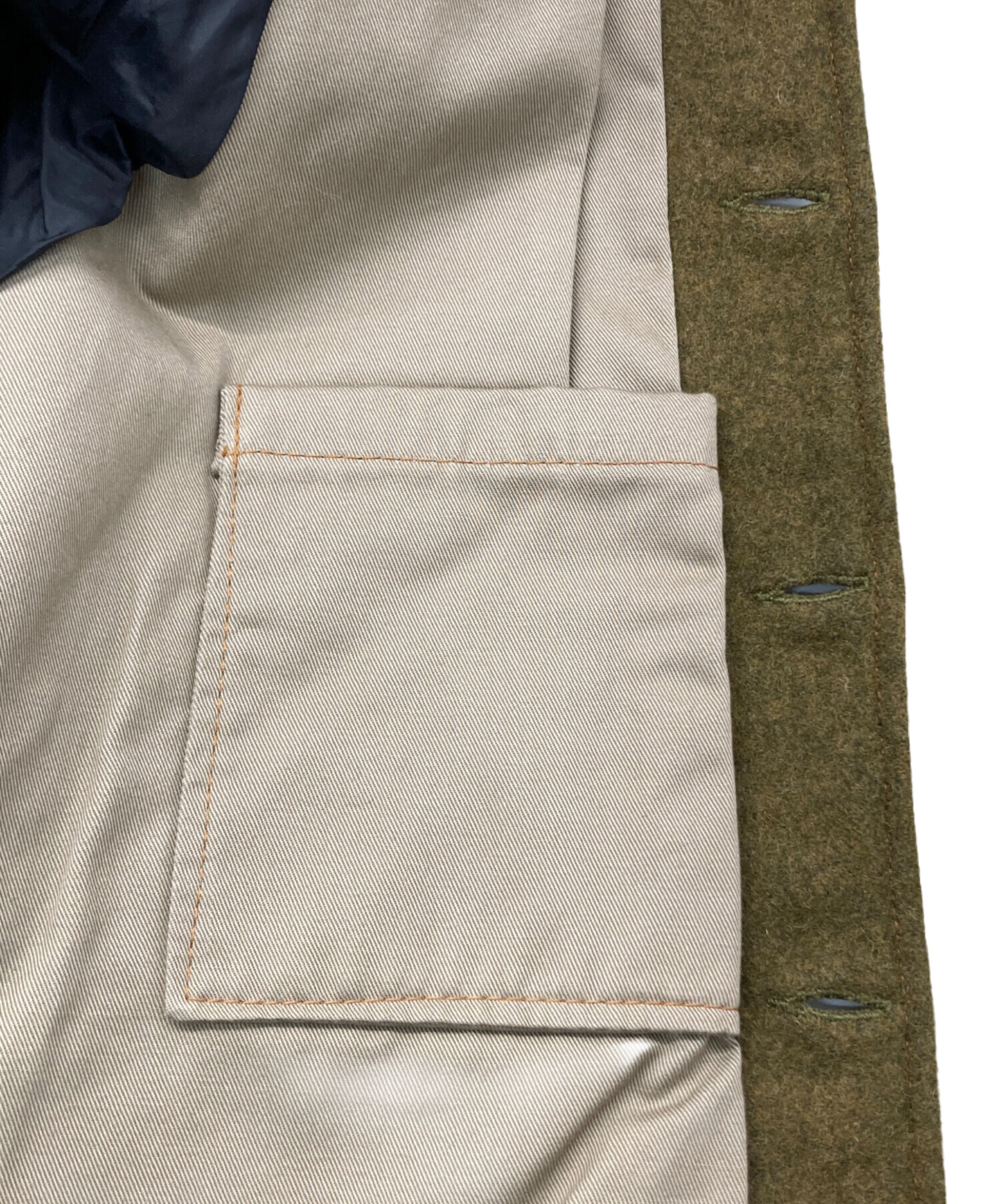 中古・古着通販】SKOOKUM (スクーカム) ウールスタジャン オリーブ