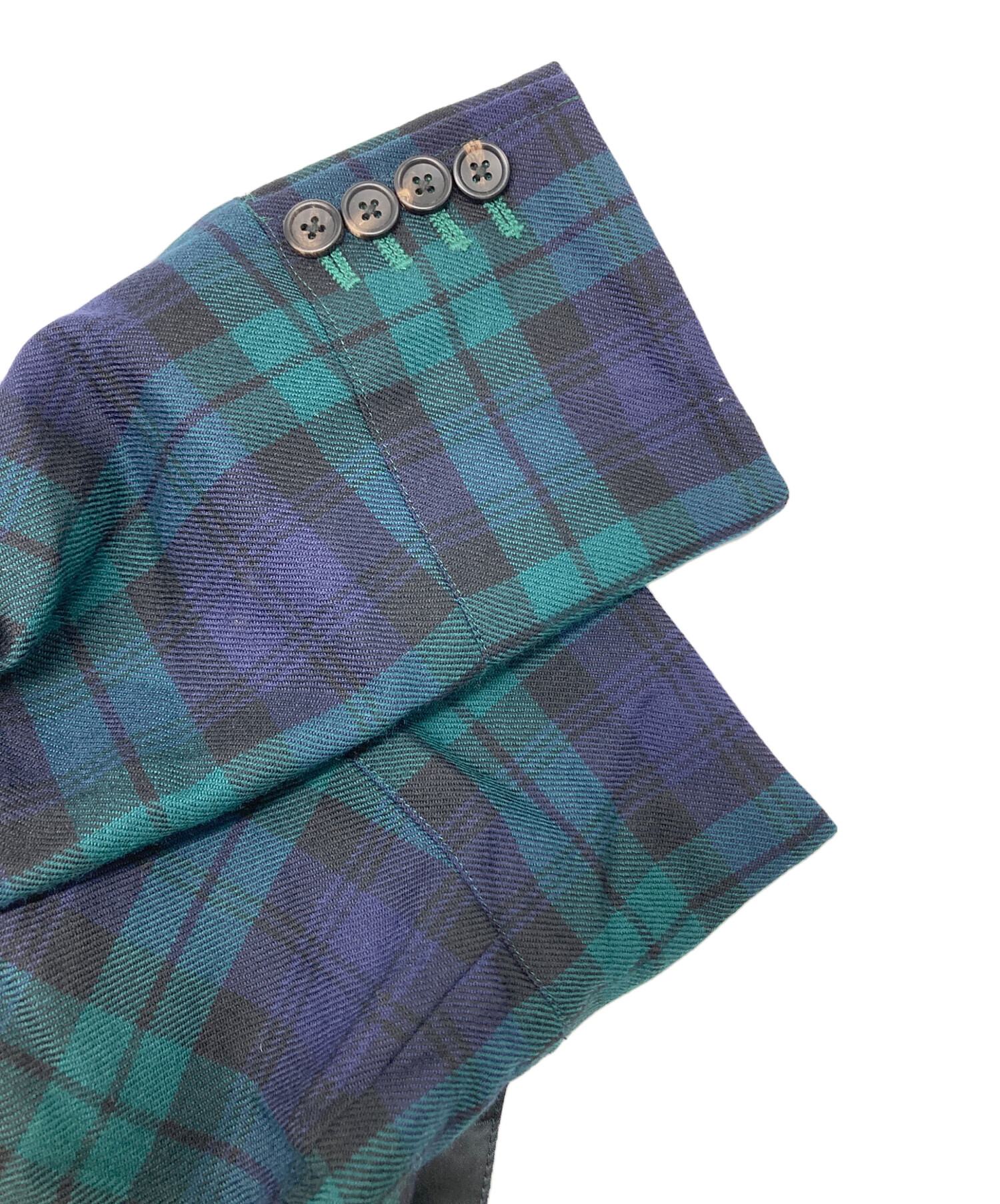 美品 高級 Paul Smith テーラードジャケット ブラックウォッチ柄 中古・古着通販】Paul Smith (ポールスミス) ブラックウォッチウール