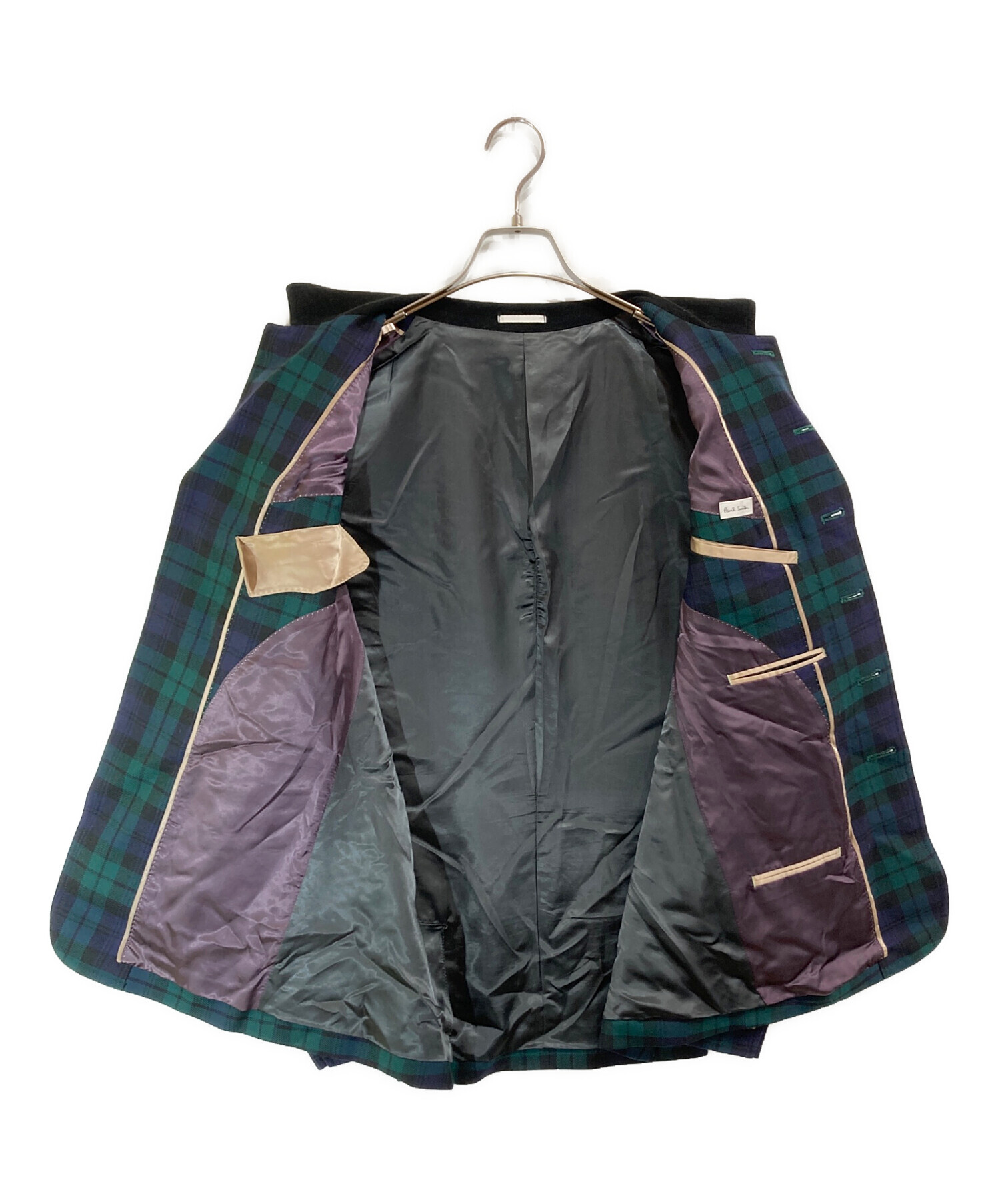 ポールスミス　正規品　ウールジャケット　ブラック　裏地キュプラ　美品 メンズ ジャケット ｜ポール・スミス