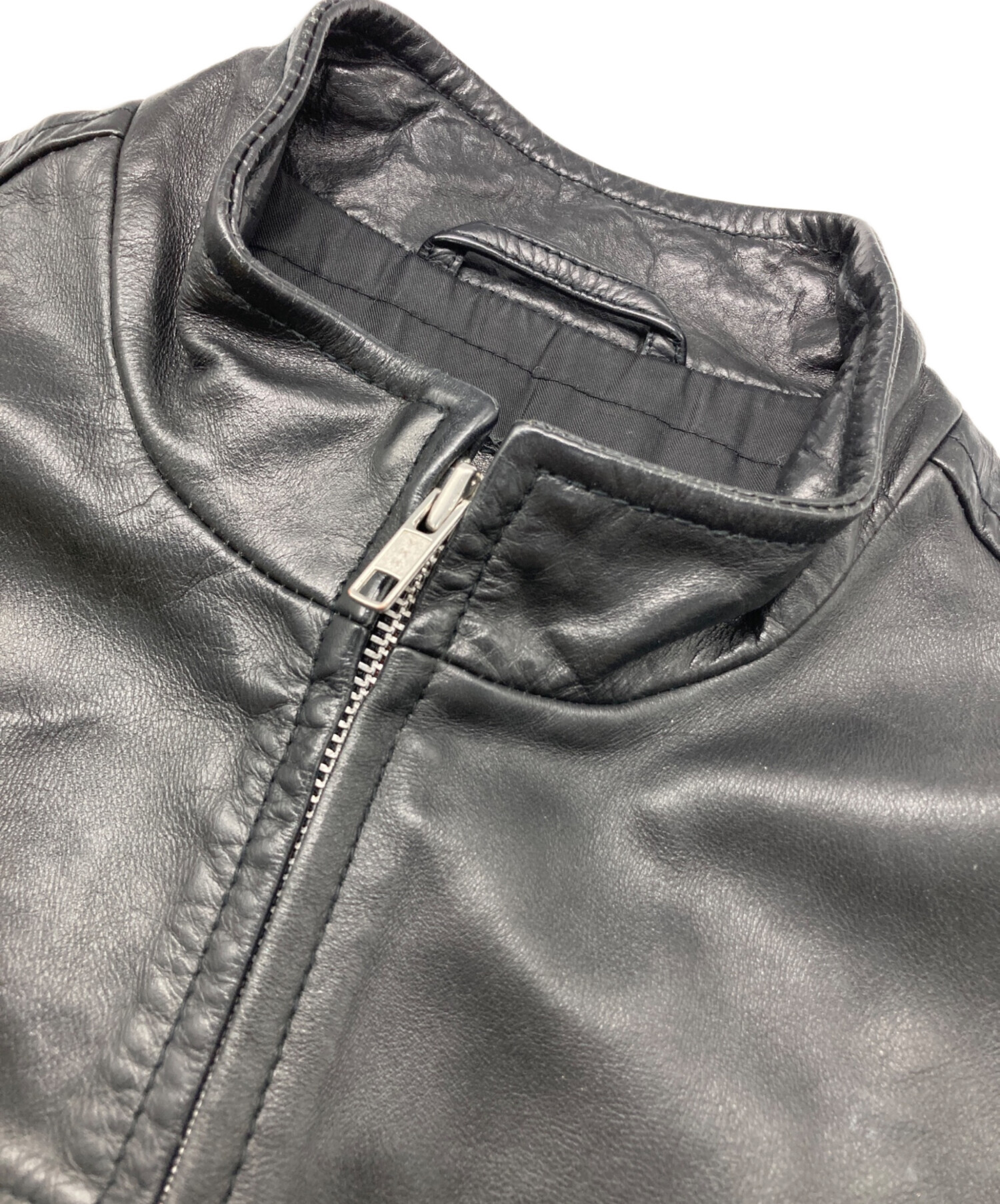 00’s OLD NAVY レザージャケット ブラック XL L-ILYAN レザージャケット｜ブラック｜ウィメンズ｜DIESEL