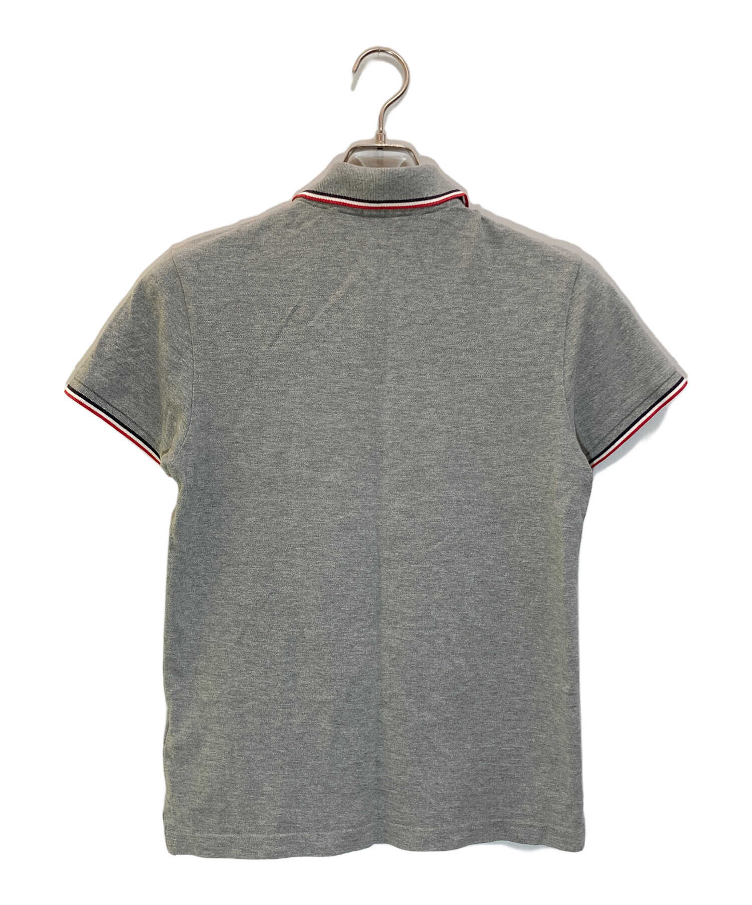 中古・古着通販】MONCLER (モンクレール) ポロシャツ グレー サイズ:S 