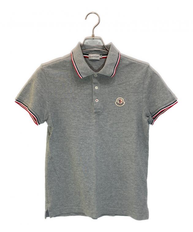 中古・古着通販】MONCLER (モンクレール) ポロシャツ グレー サイズ:S 