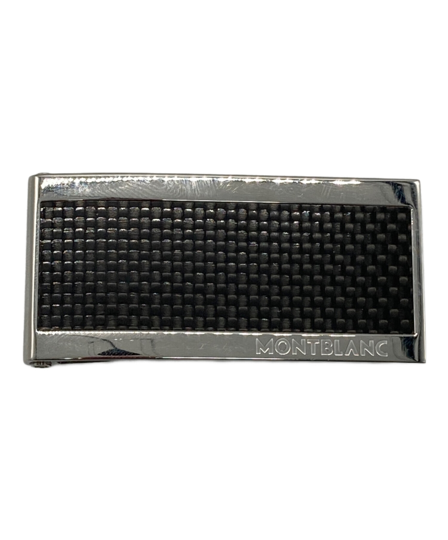 【極美品】モンブラン カーボン スチール マネークリップ 中古・古着通販】MONTBLANC (モンブラン) メタルカーボンデザイン