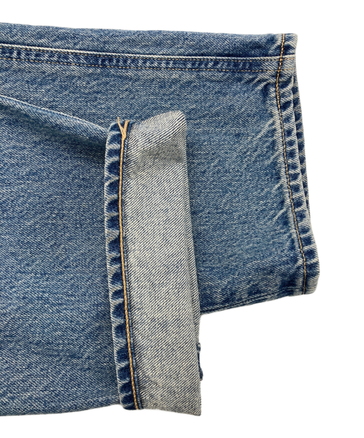 THUMB DENIM PANTS/ CLANE CLANE クラネ Thumb デニム アイスブルー 0