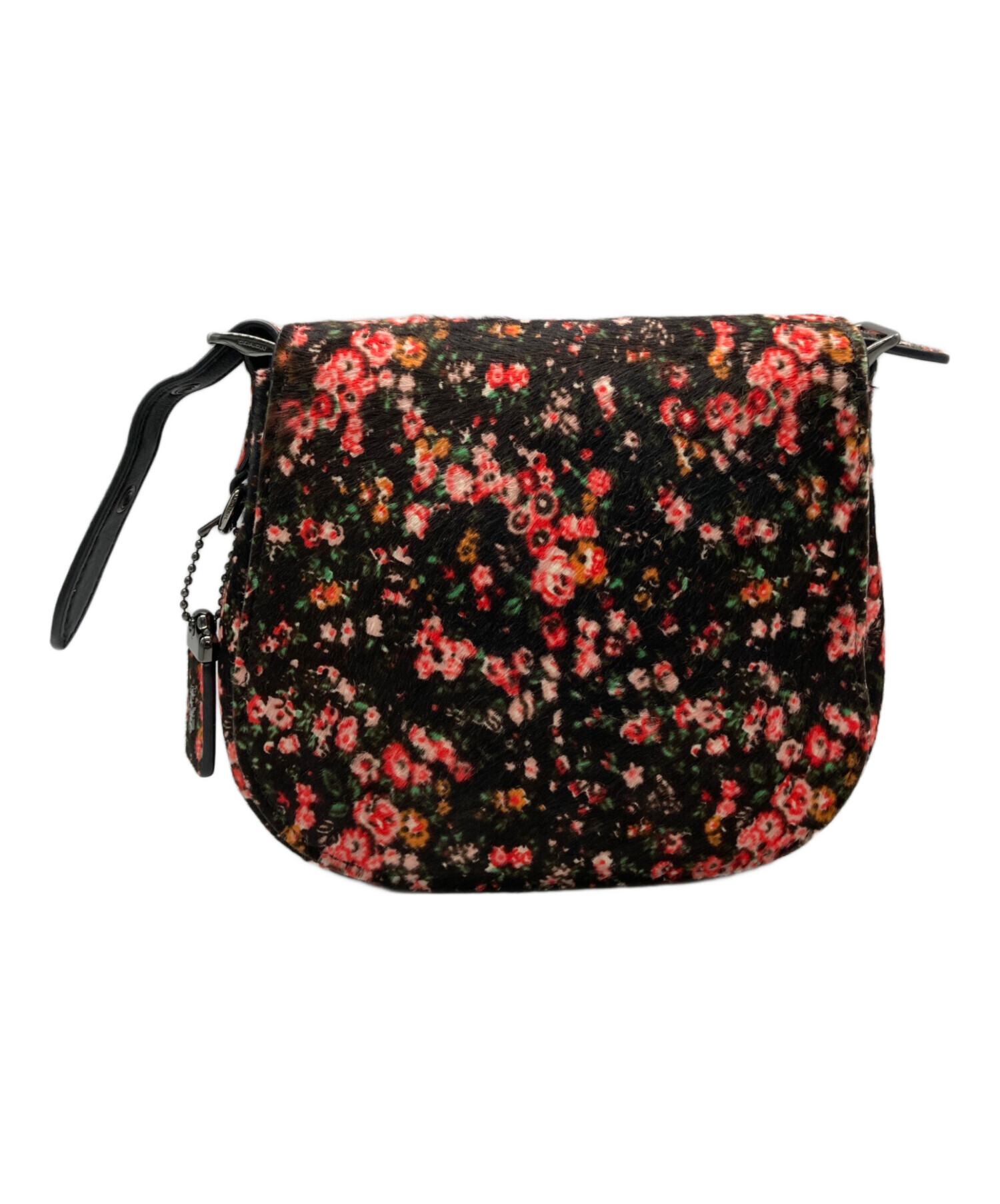 COACH ショルダーバッグ ハラコ ダルメシアン柄 スマホポシェット 