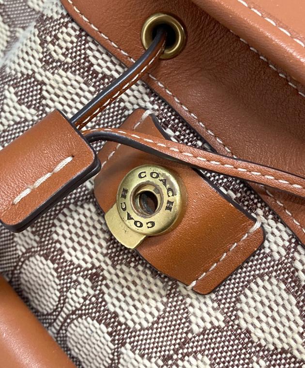中古・古着通販】COACH (コーチ) リア バックパック 21/CH591 ブラウン