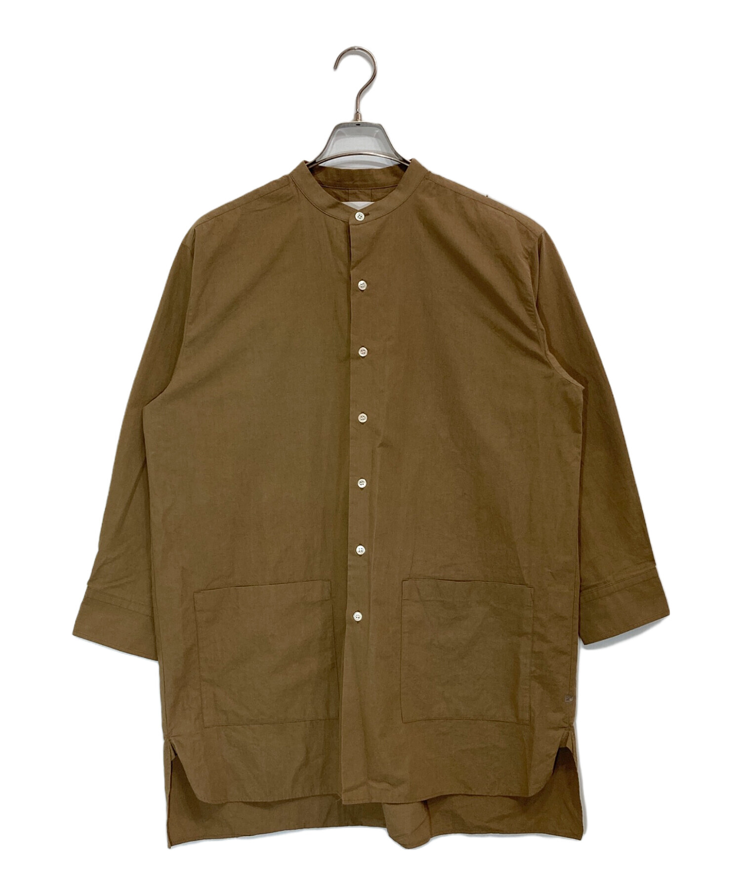 中古・古着通販】HUIS (ハウス) オーガニックコットンバンドカラー 