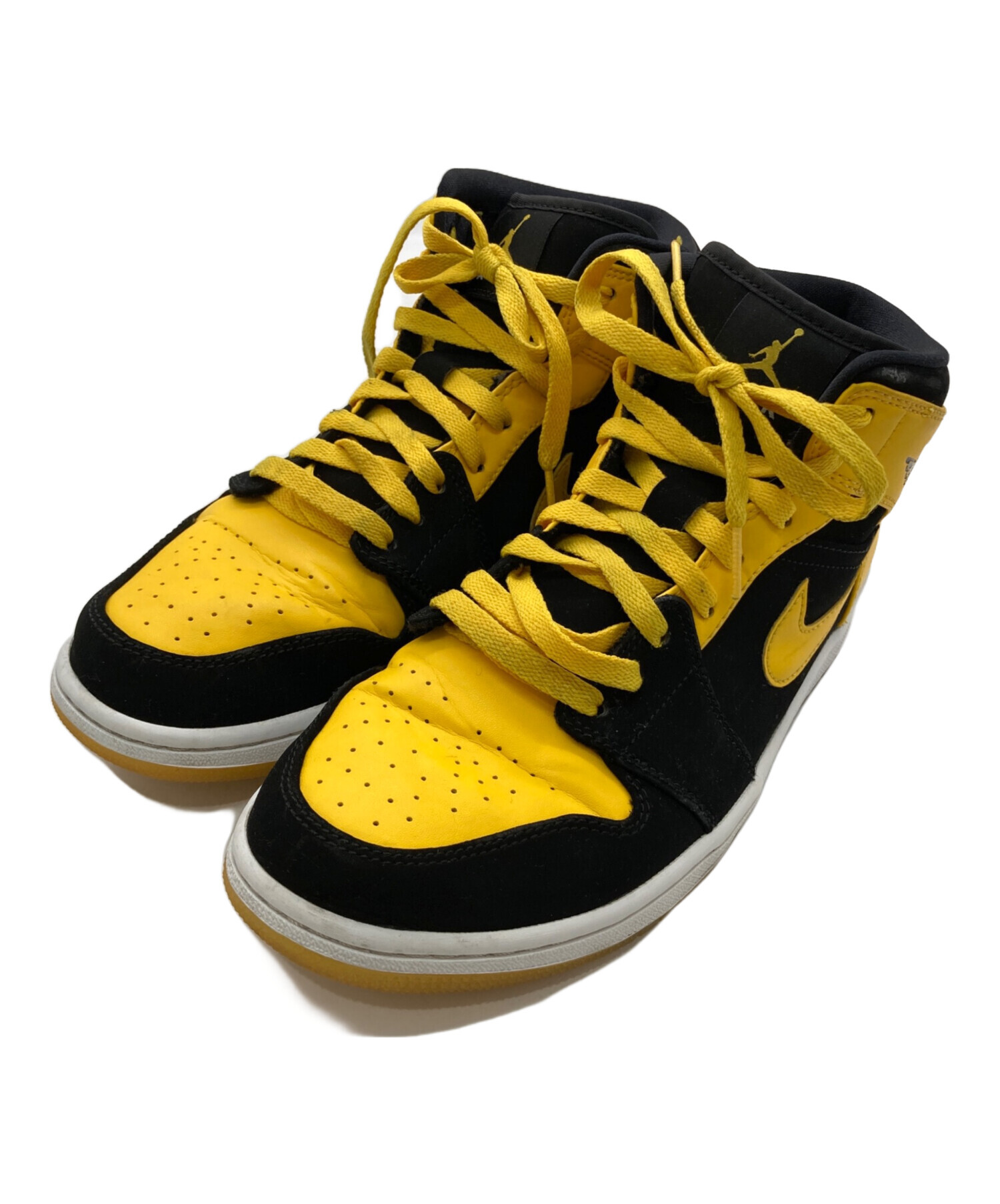 中古・古着通販】NIKE (ナイキ) Air Jordan 1 Retro Mid イエロー 