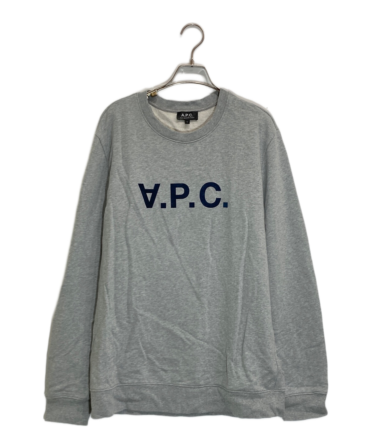 A.P.C. アーペーセー スウェット グレー L グレー スウェット A.P.C. 