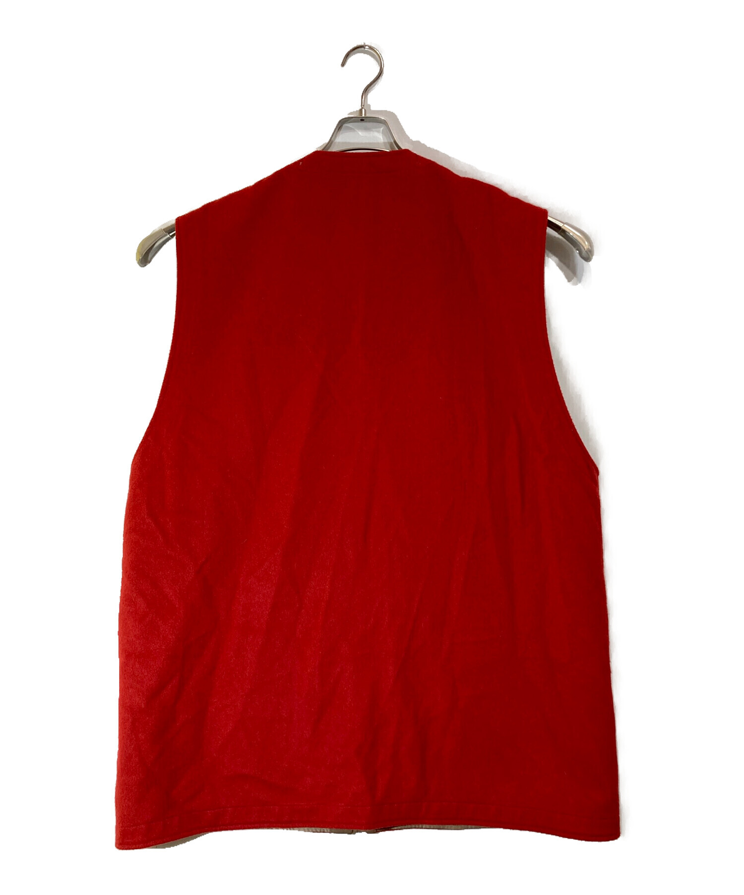 中古・古着通販】NICENESS (ナイスネス) ウールライナーベスト レッド