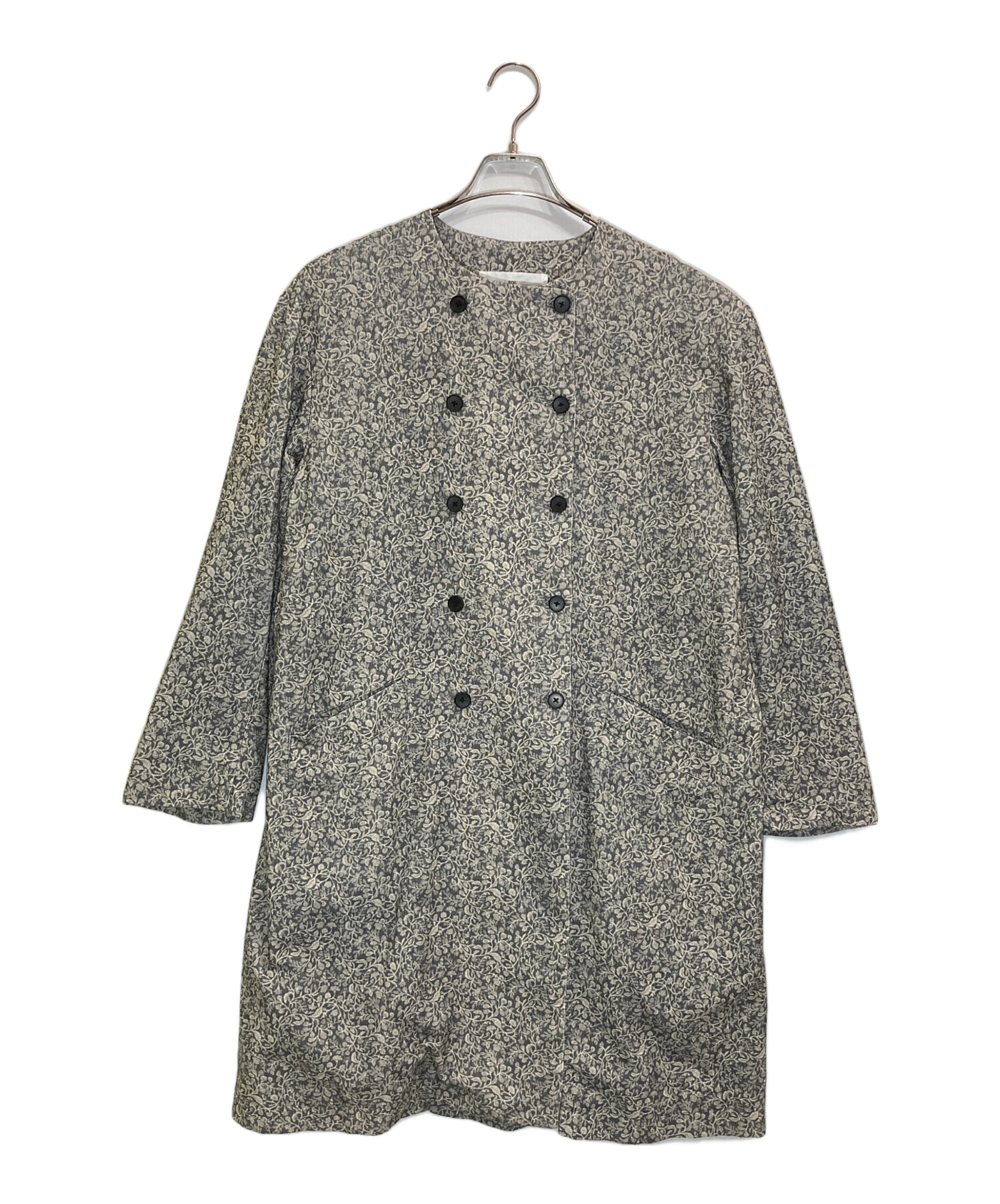 中古・古着通販】SOIL (ソイル) CORDUROY FLOWER PRINT NO COLLAR