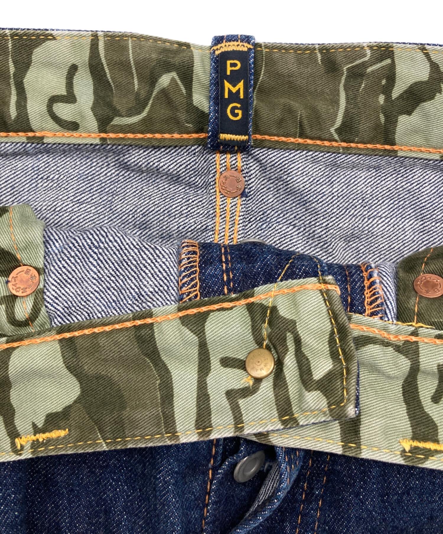 中古・古着通販】EVISU (エヴィス) PMGデニムパンツ インディゴ サイズ