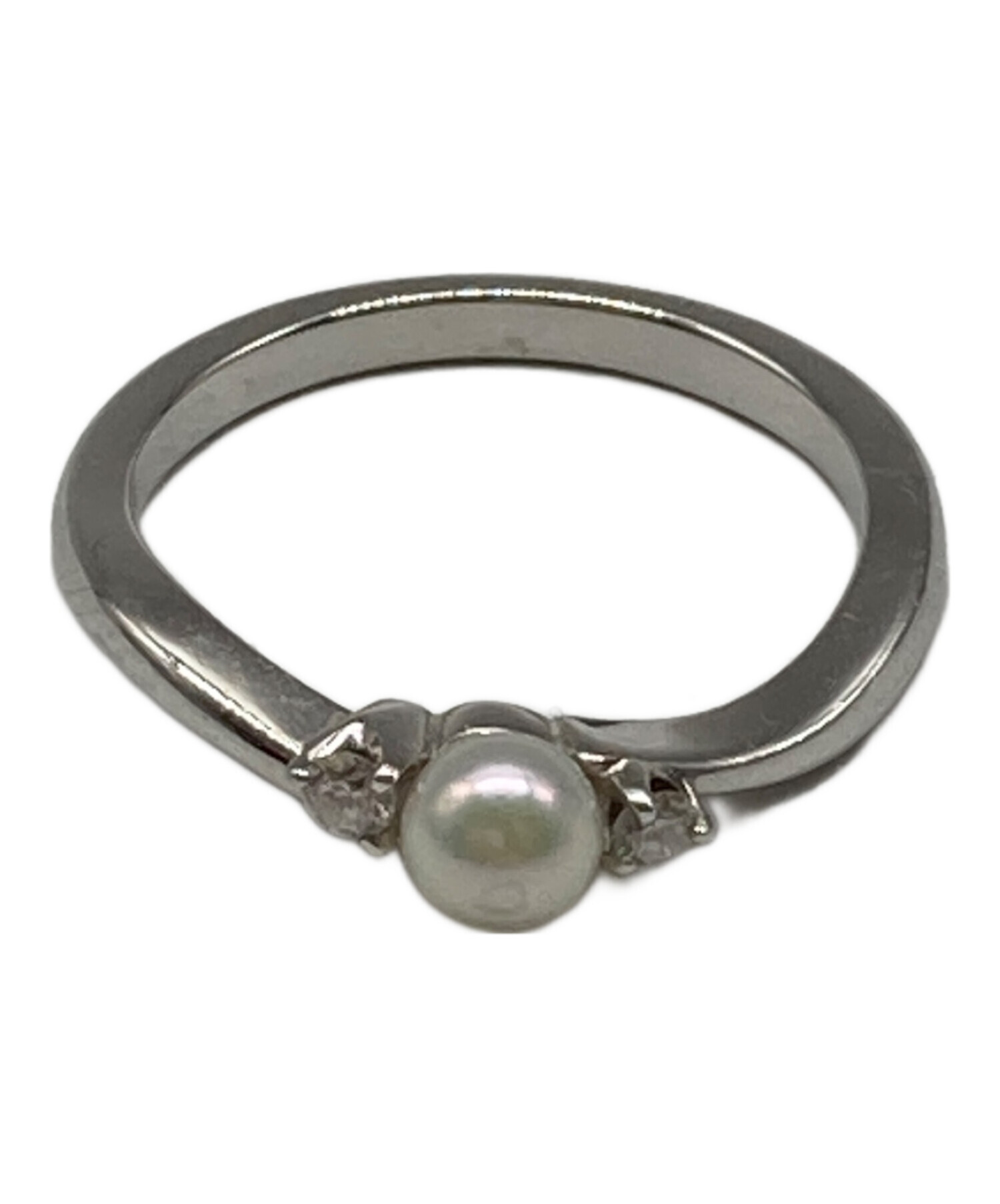 【傷や汚れあり】ミキモト　パール付きリング リング PR-1516U ジュエリー | MIKIMOTO - ミキモト