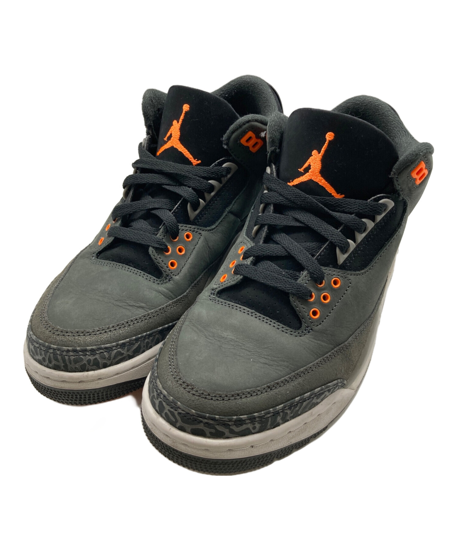 中古・古着通販】NIKE (ナイキ) AIR JORDAN 3 RETRO ブラック サイズ 